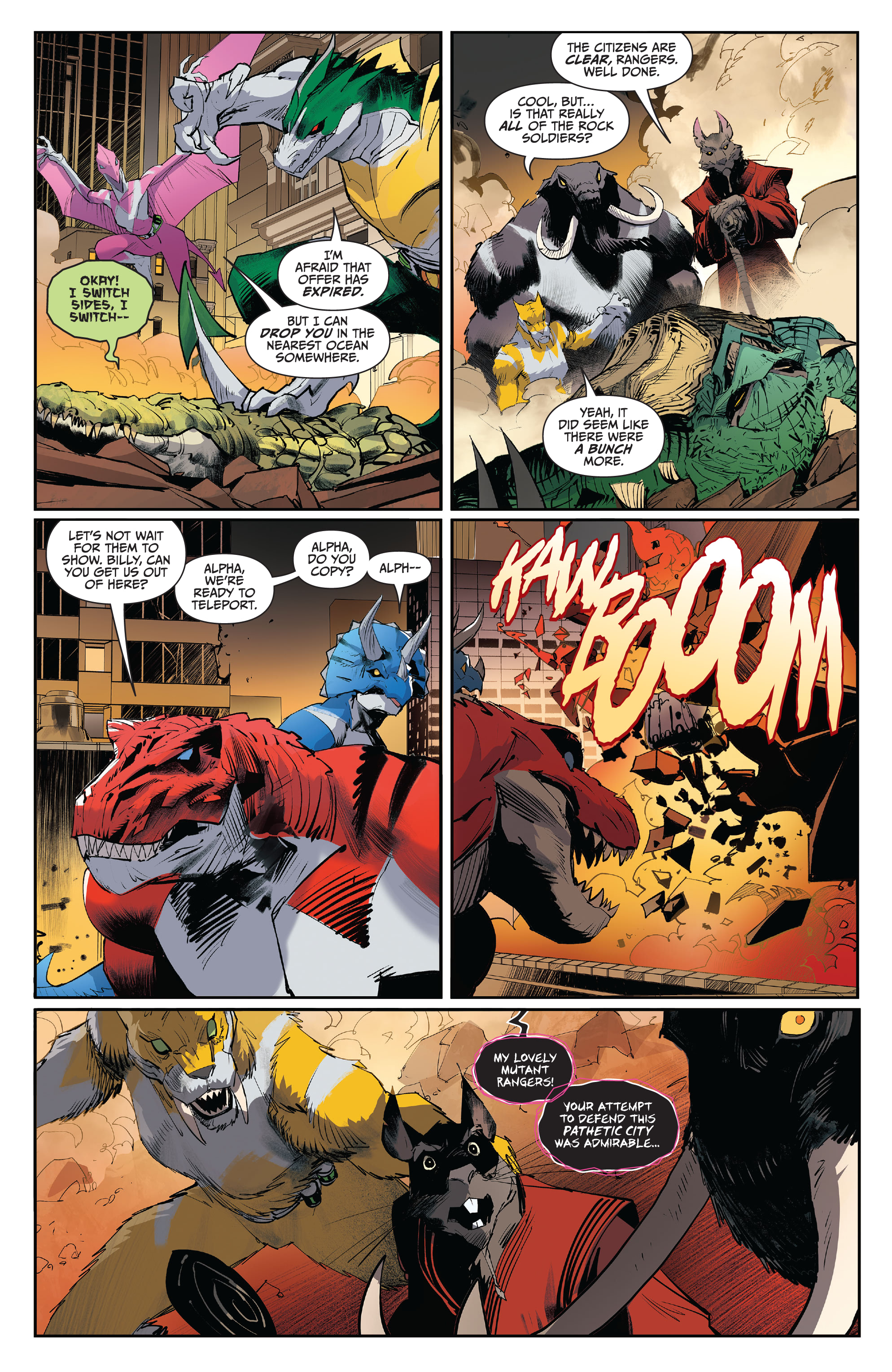 Mighty Morphin Power Rangers / Teenage Mutant Ninja Turtles II  (2022-) issue 4 - Page 22