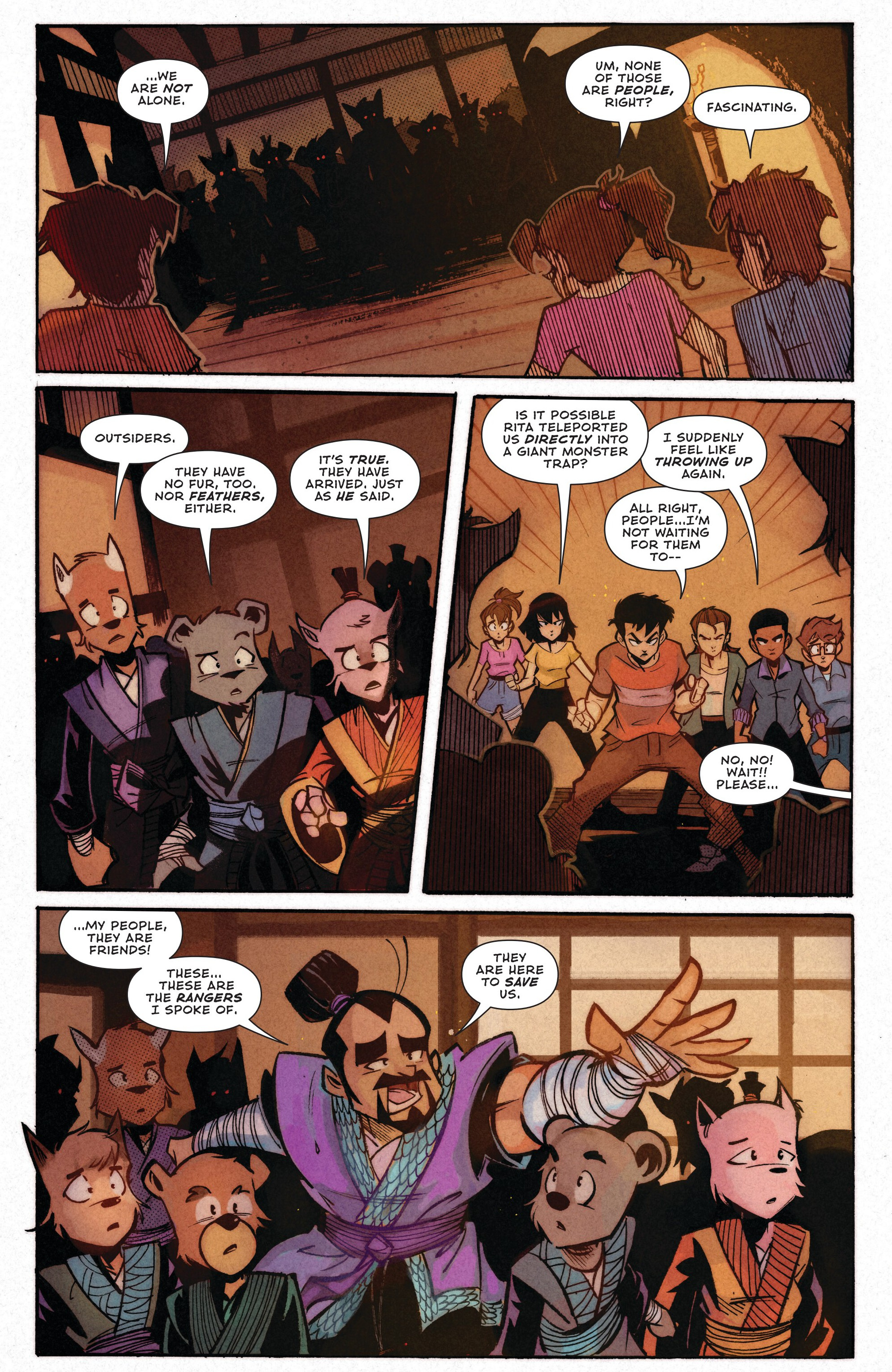 Mighty Morphin Power Rangers / Usagi Yojimbo (2024-): Chapter 1 - Page 14