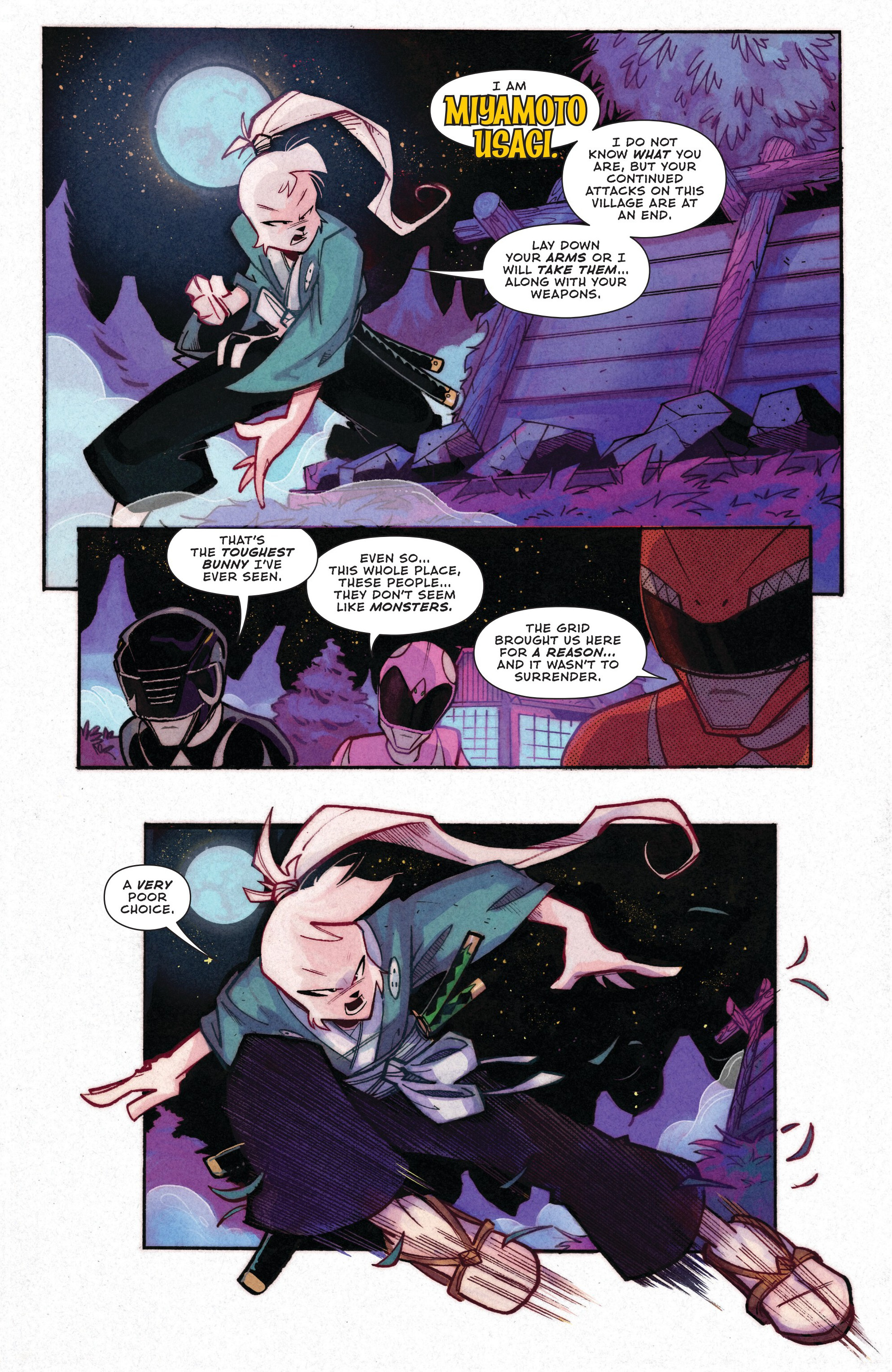 Mighty Morphin Power Rangers / Usagi Yojimbo (2024-): Chapter 1 - Page 20