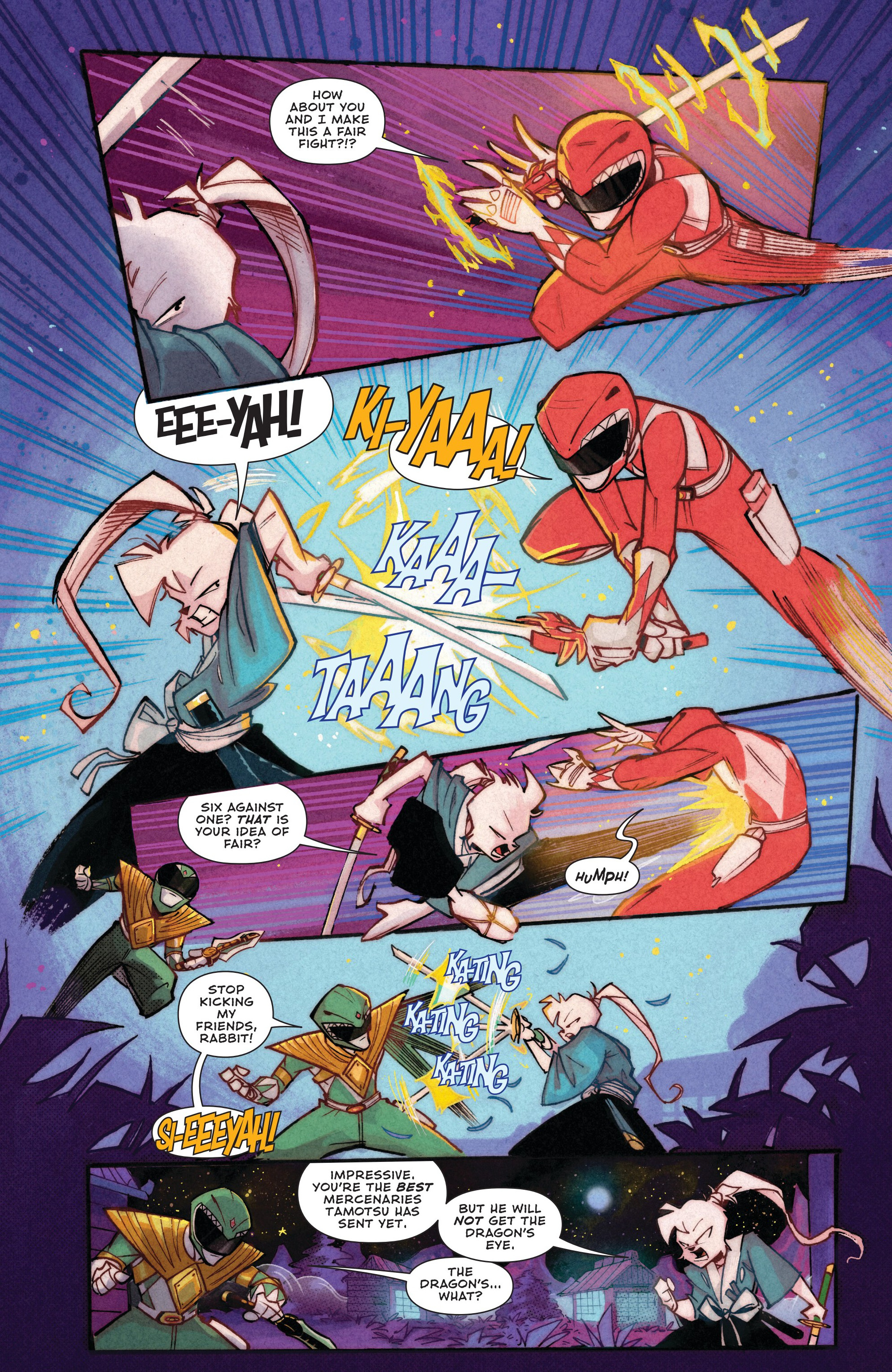 Mighty Morphin Power Rangers / Usagi Yojimbo (2024-): Chapter 1 - Page 22