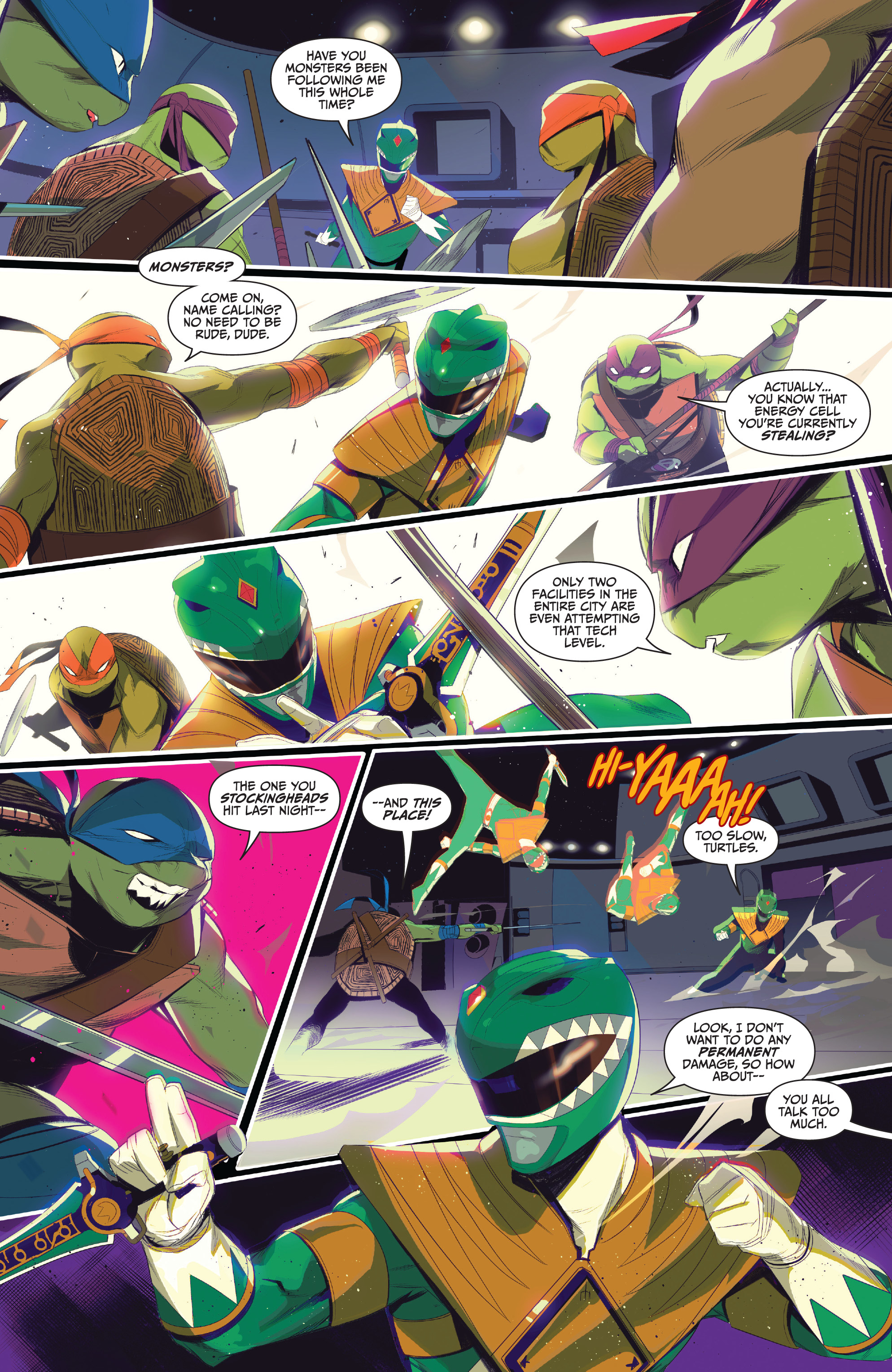 Mighty Morphin Power Rangers/Teenage Mutant Ninja Turtles (2019-) issue 1 - Page 19