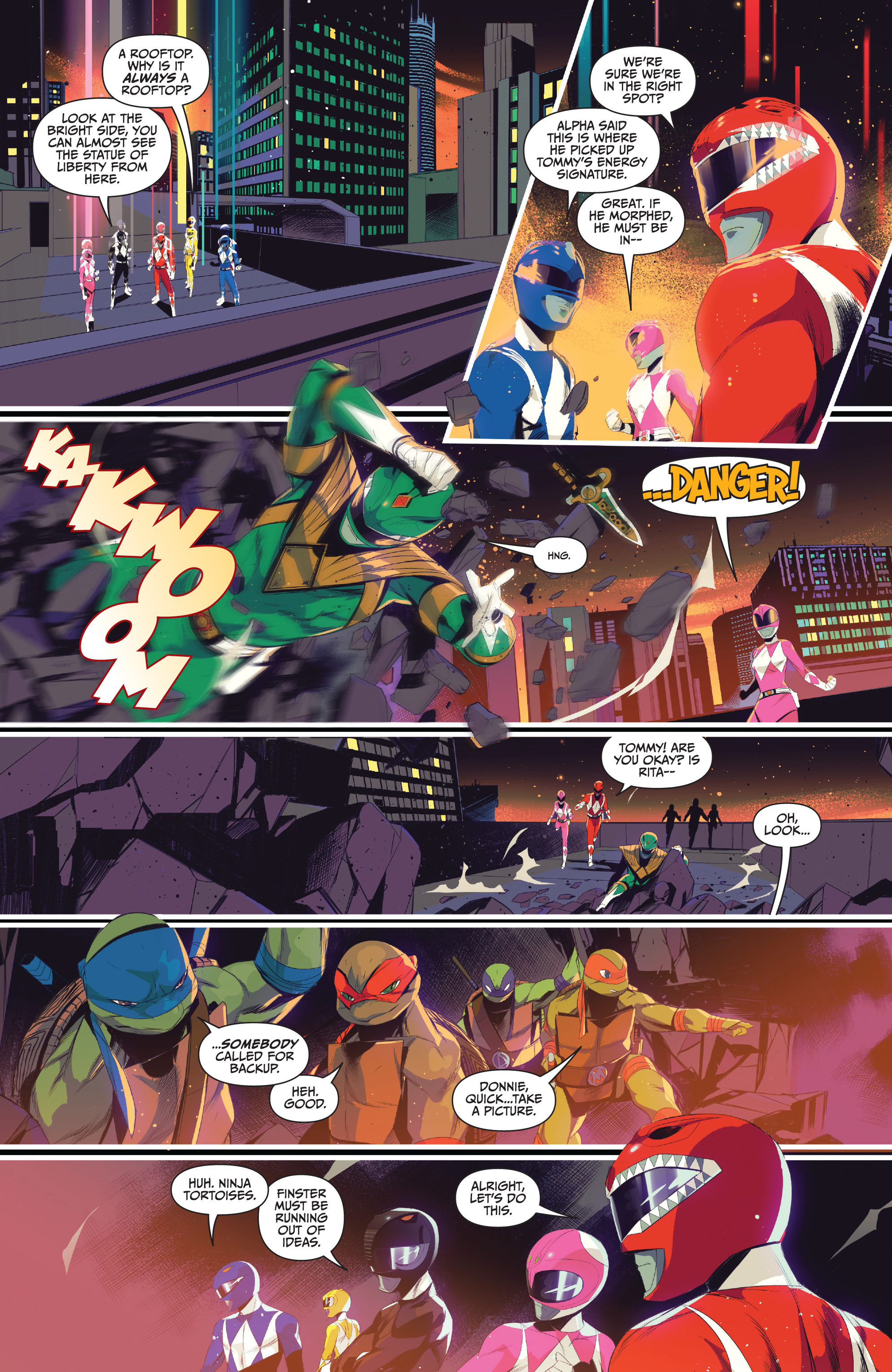 Mighty Morphin Power Rangers/Teenage Mutant Ninja Turtles (2019-) issue 1 - Page 21