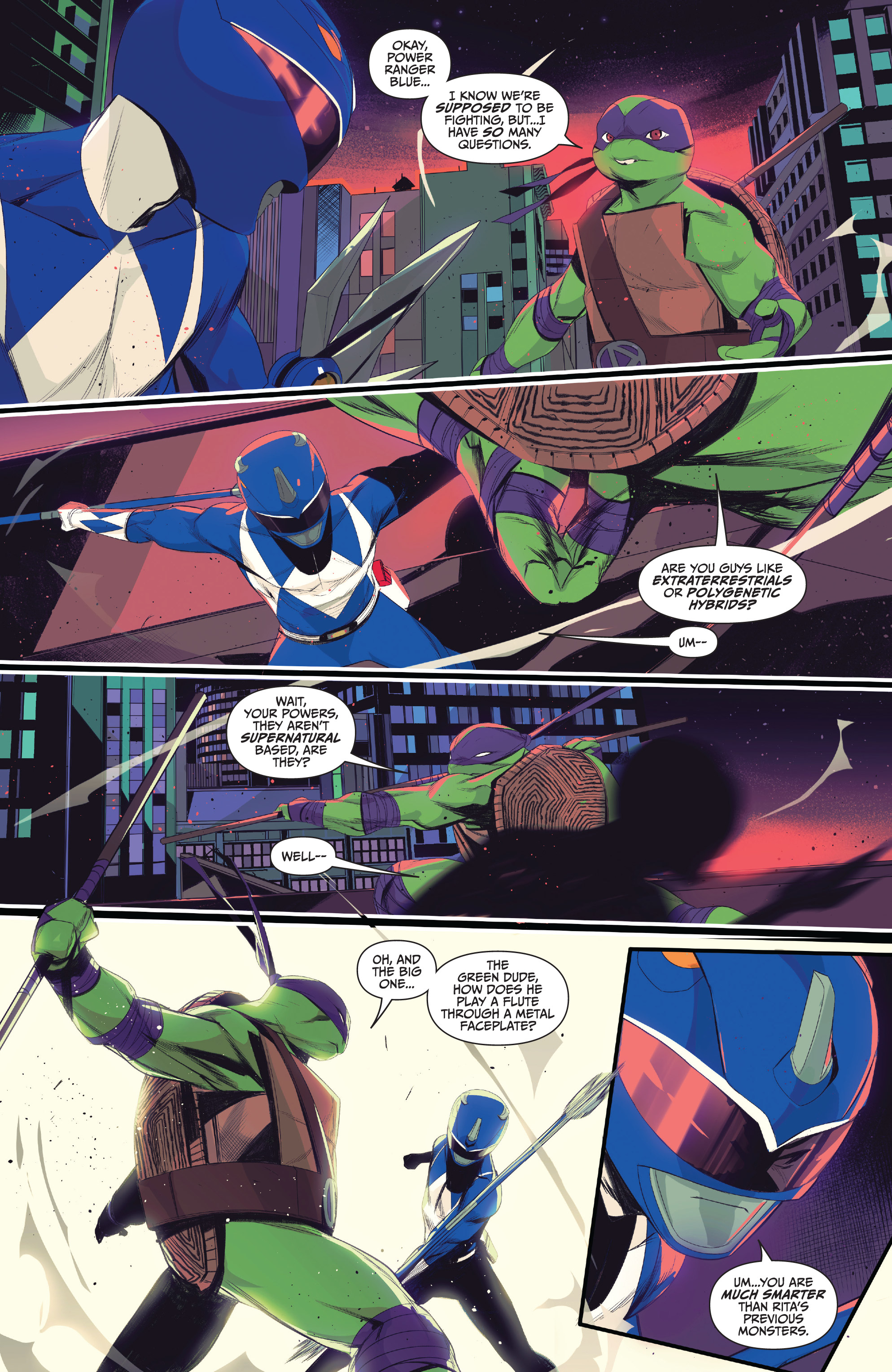 Mighty Morphin Power Rangers/Teenage Mutant Ninja Turtles (2019-) issue 1 - Page 24