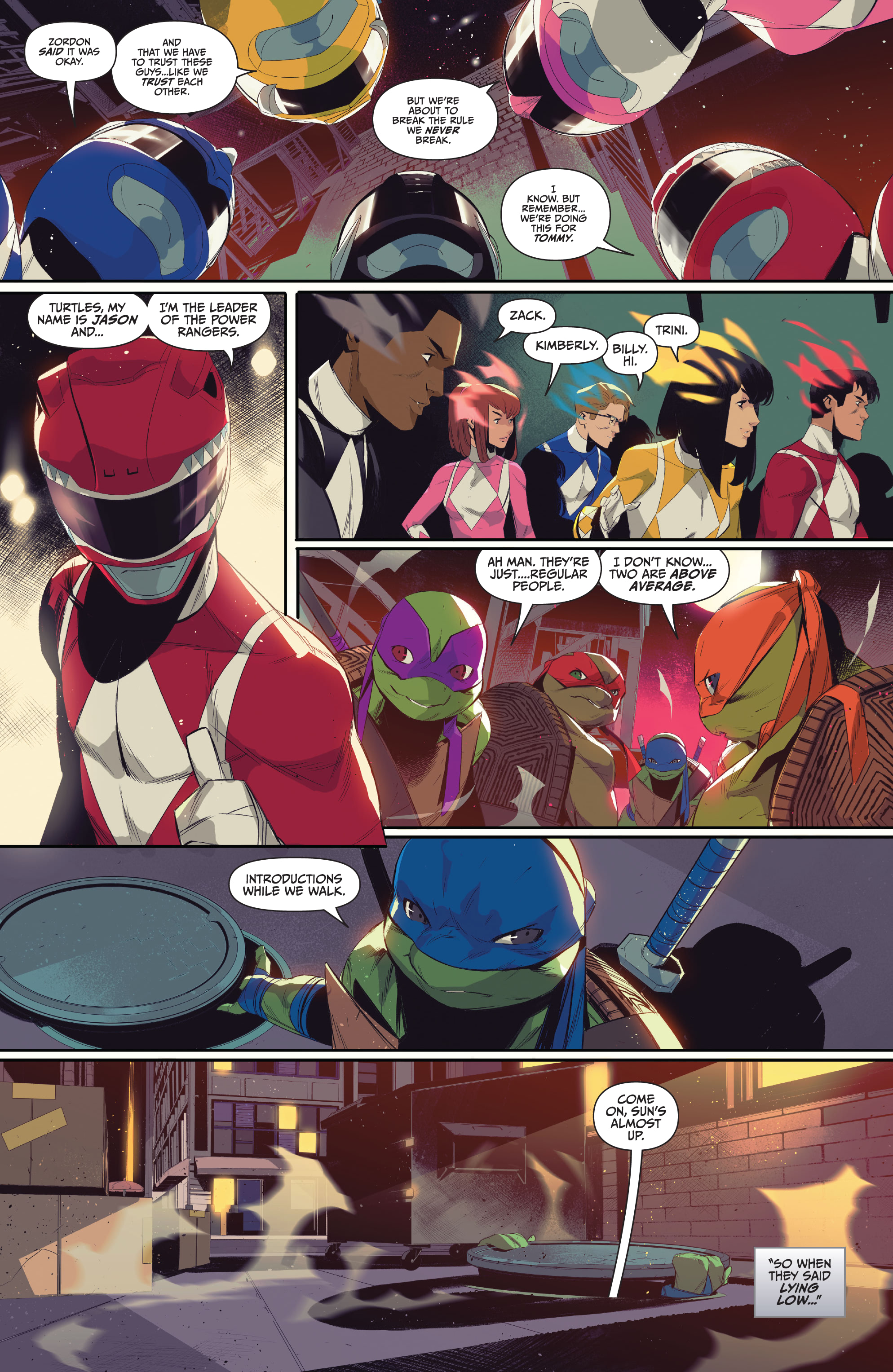 Mighty Morphin Power Rangers/Teenage Mutant Ninja Turtles (2019-) issue 2 - Page 7