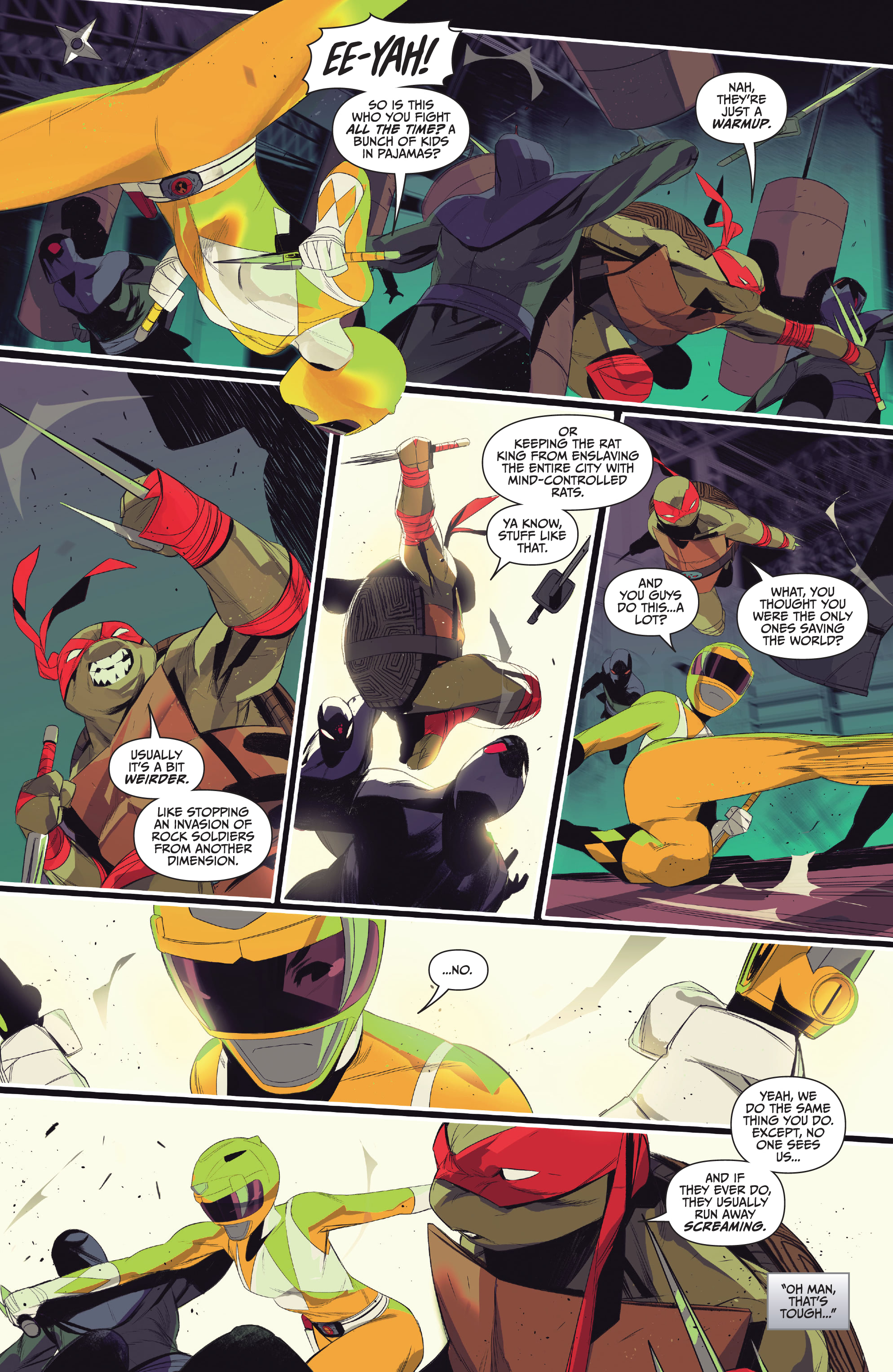 Mighty Morphin Power Rangers/Teenage Mutant Ninja Turtles (2019-) issue 2 - Page 14