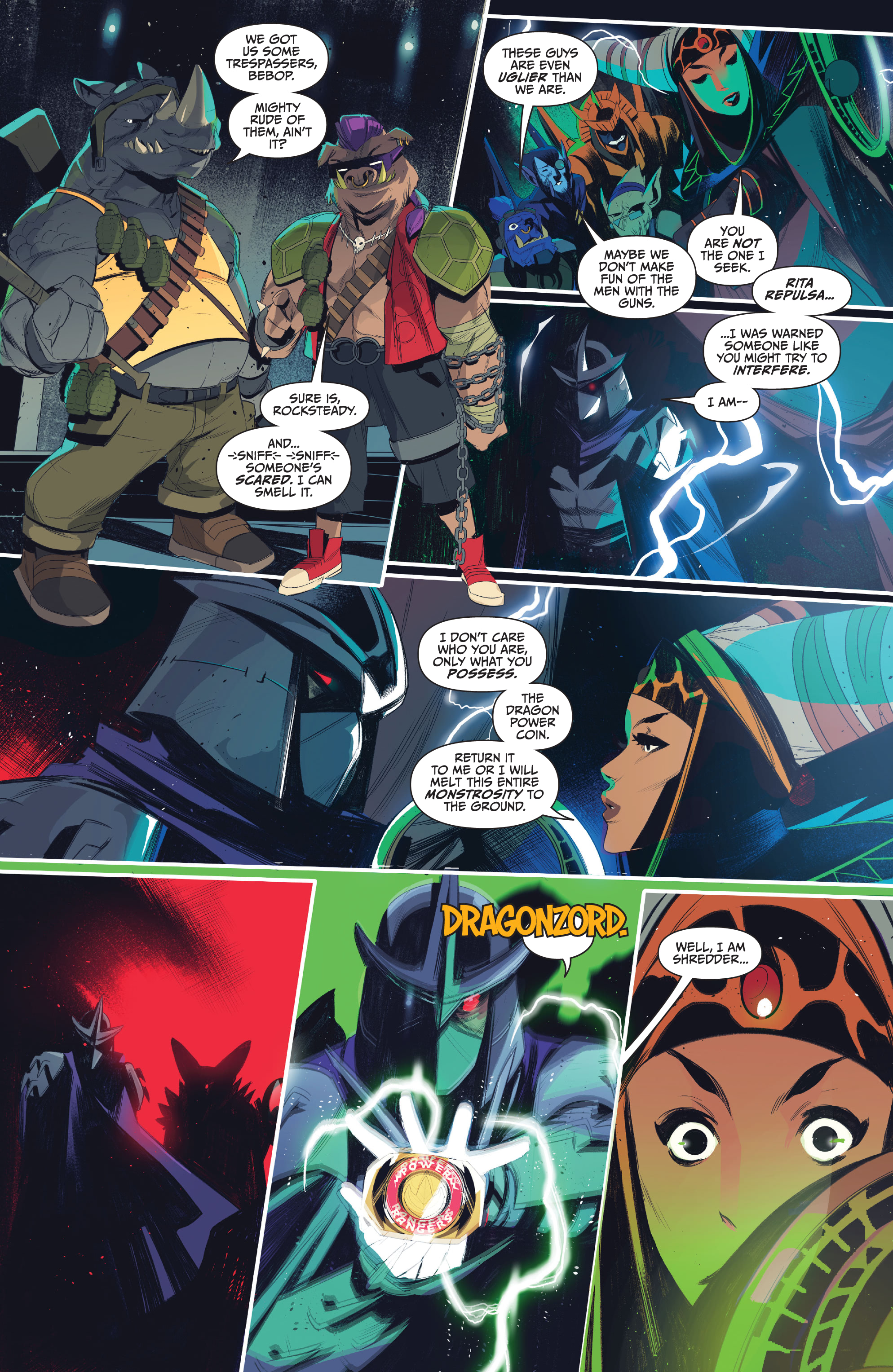 Mighty Morphin Power Rangers/Teenage Mutant Ninja Turtles (2019-) issue 2 - Page 21