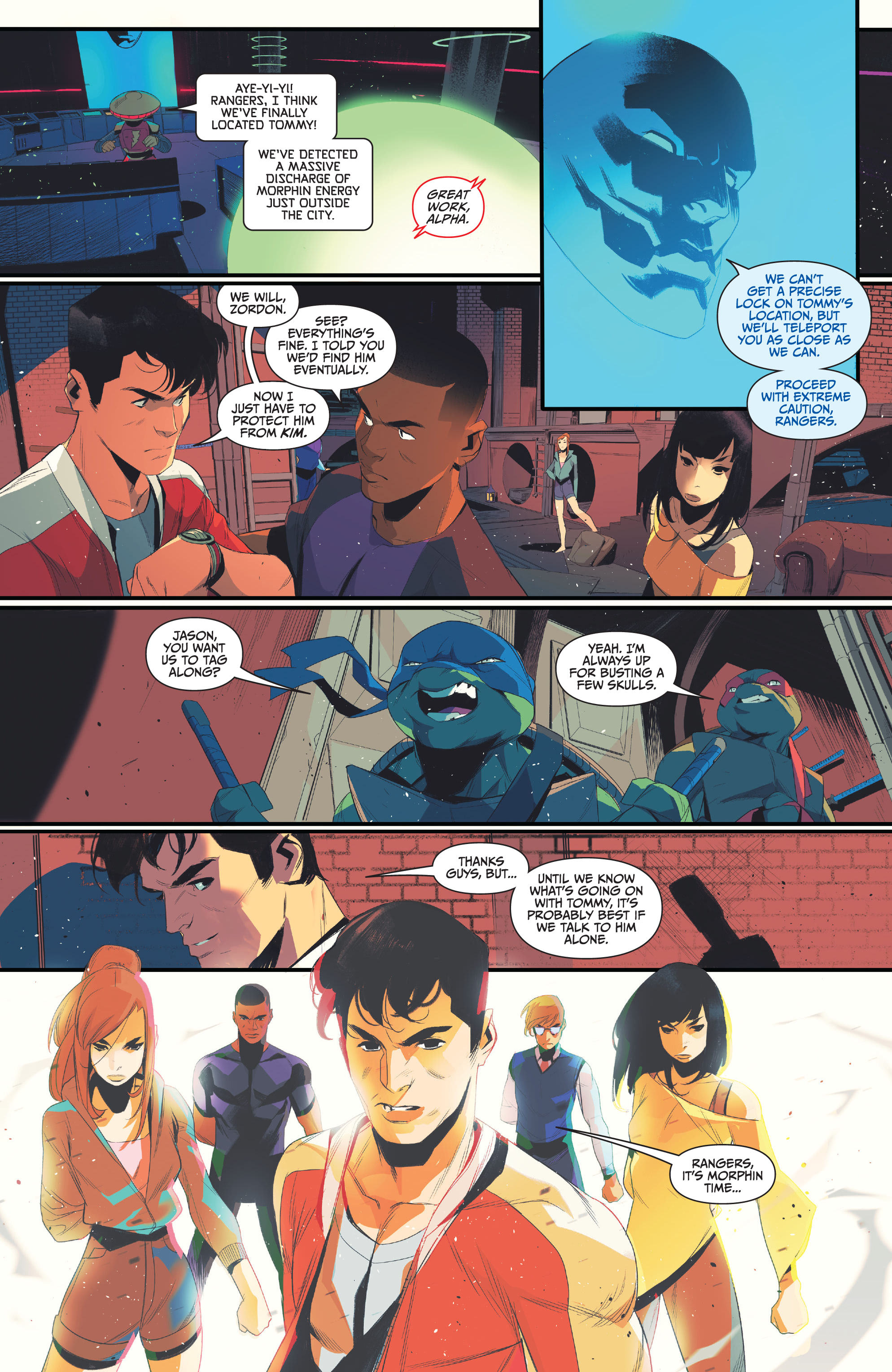 Mighty Morphin Power Rangers/Teenage Mutant Ninja Turtles (2019-) issue 3 - Page 11