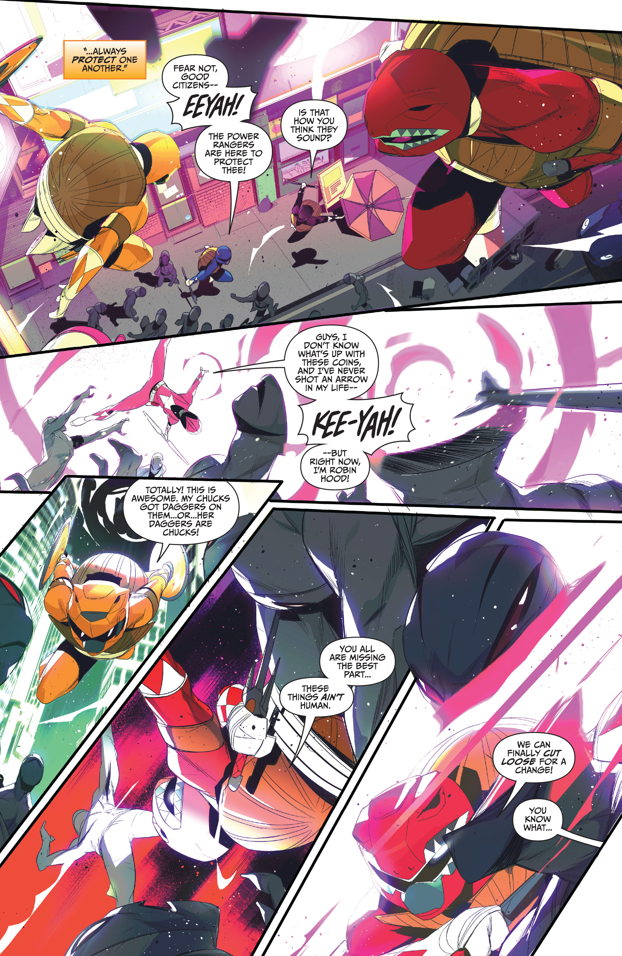 Mighty Morphin Power Rangers/Teenage Mutant Ninja Turtles (2019-) issue 4 - Page 7