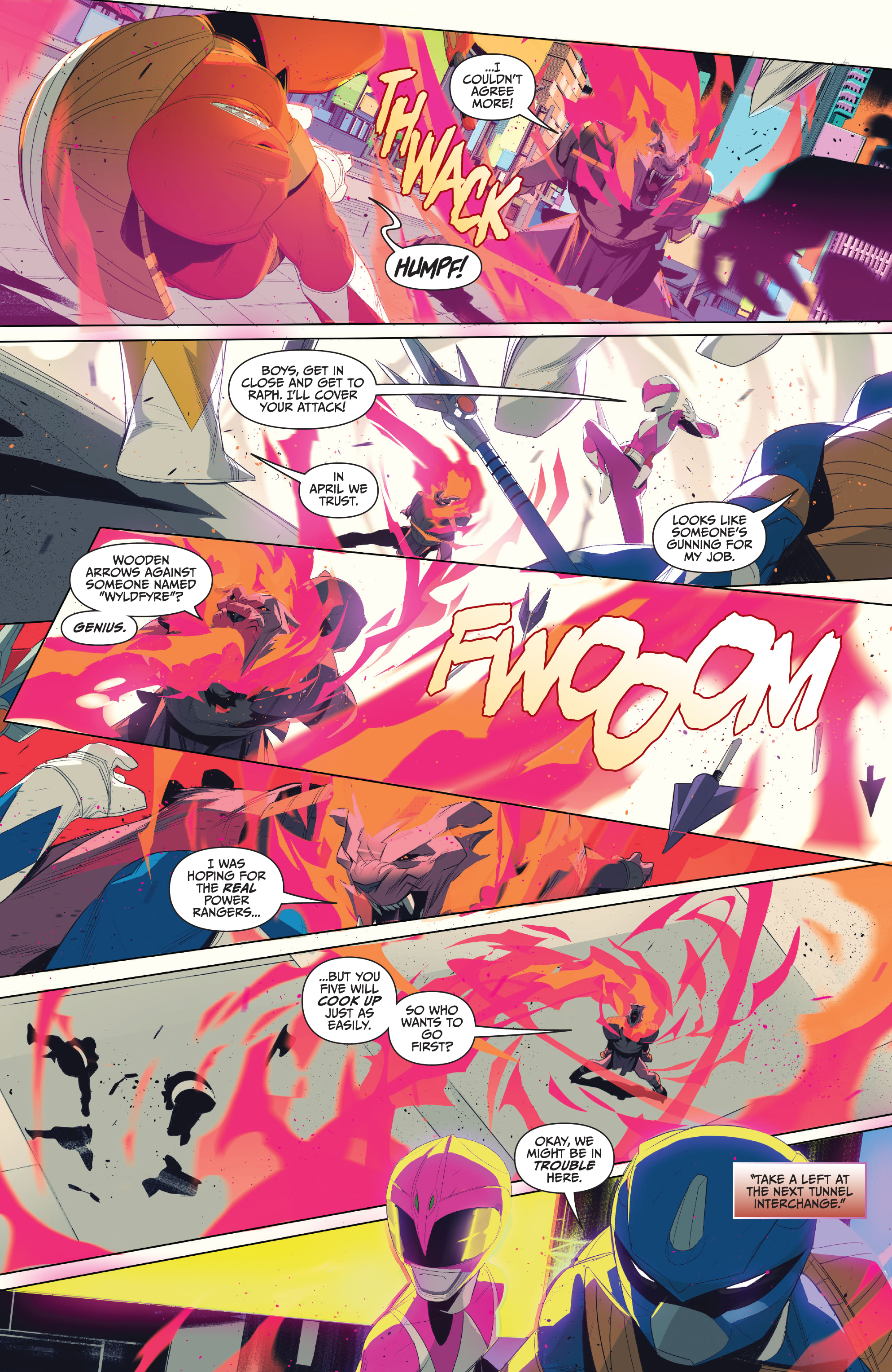 Mighty Morphin Power Rangers/Teenage Mutant Ninja Turtles (2019-) issue 4 - Page 8