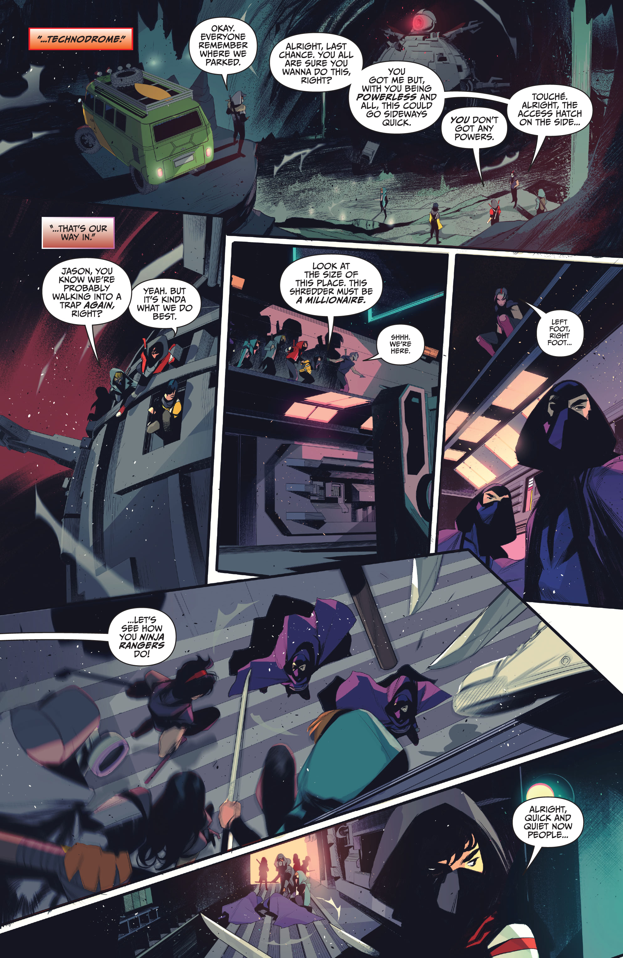 Mighty Morphin Power Rangers/Teenage Mutant Ninja Turtles (2019-) issue 4 - Page 10