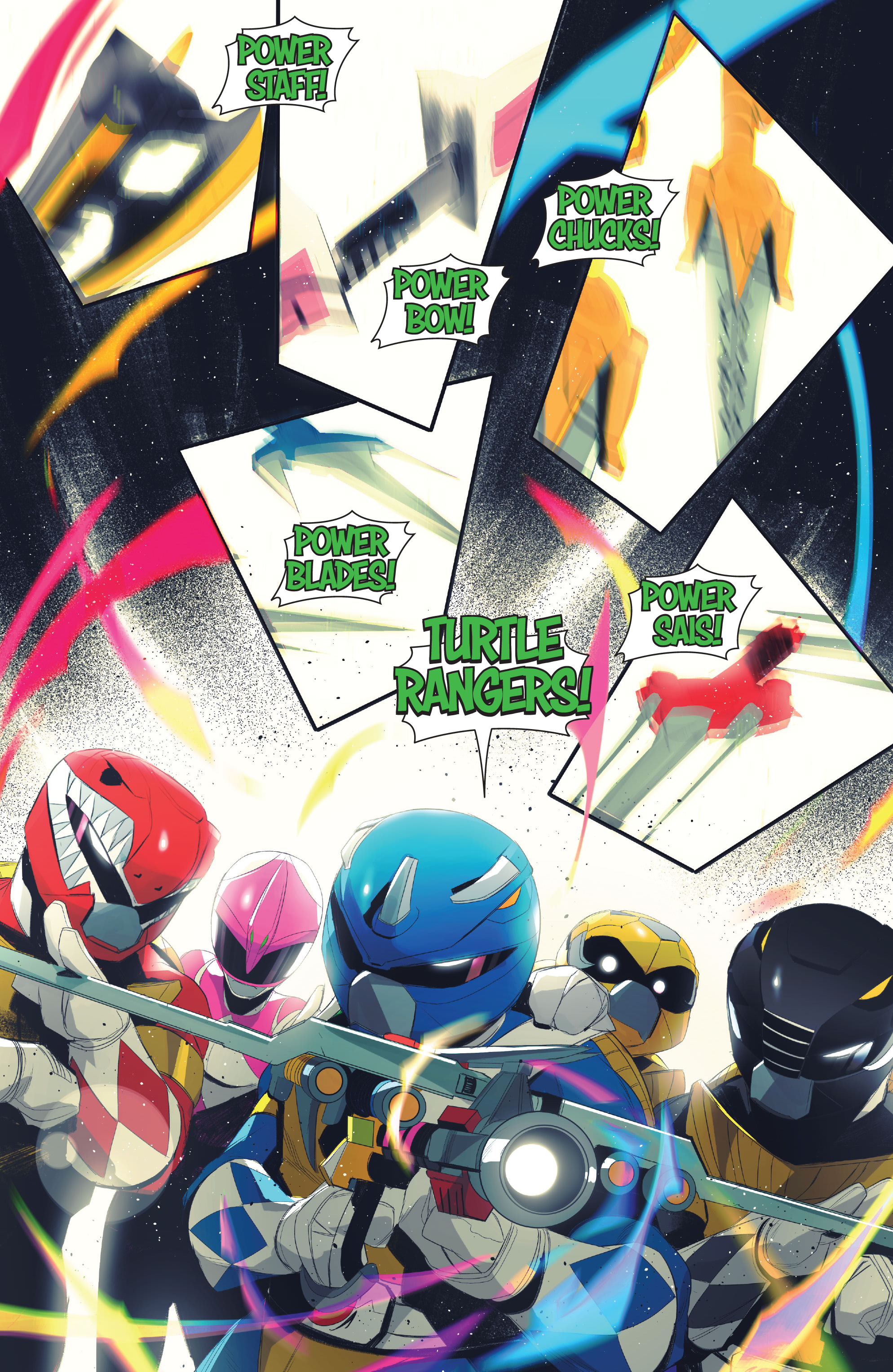 Mighty Morphin Power Rangers/Teenage Mutant Ninja Turtles (2019-) issue 4 - Page 14