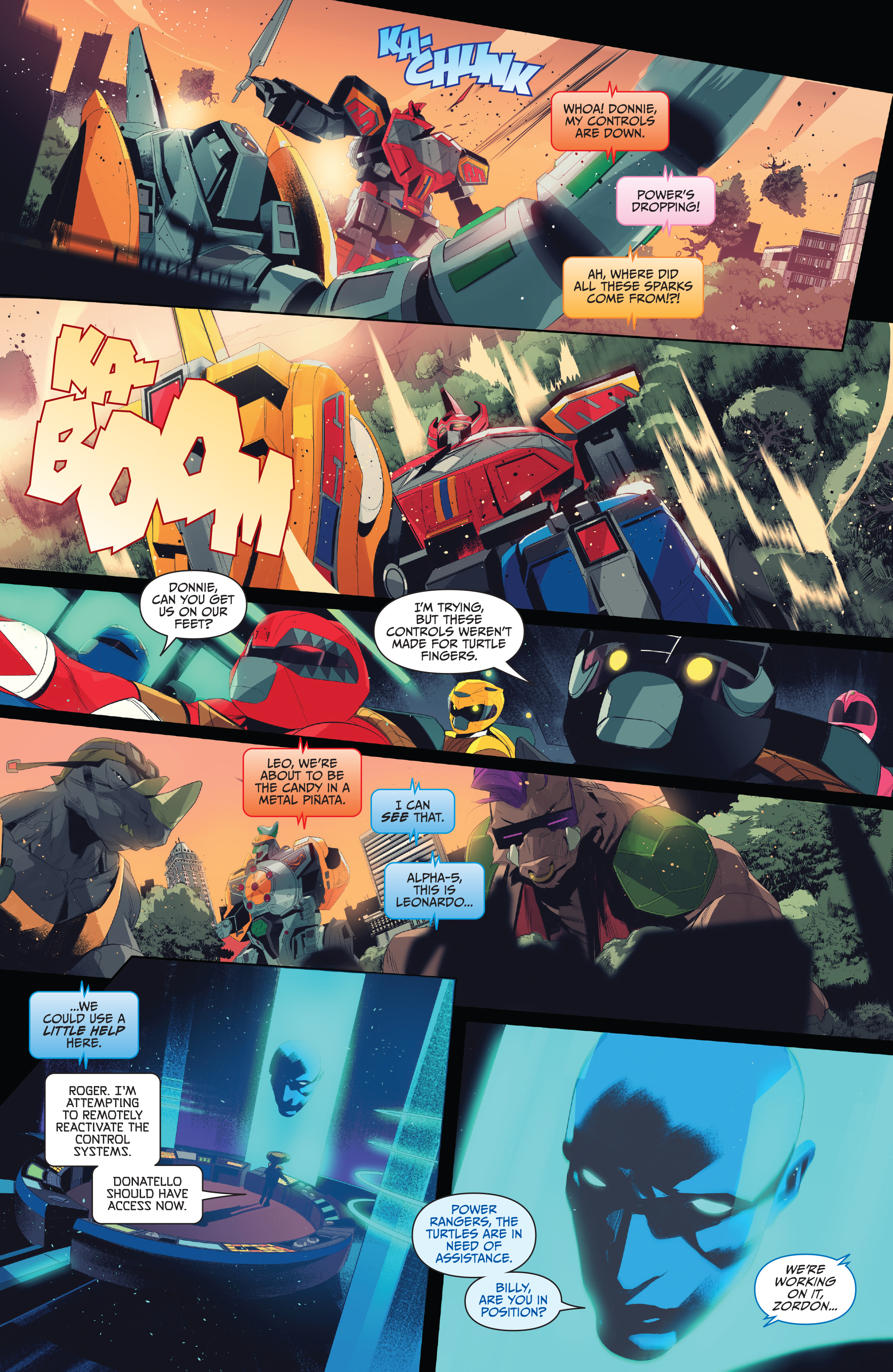 Mighty Morphin Power Rangers/Teenage Mutant Ninja Turtles (2019-) issue 5 - Page 6