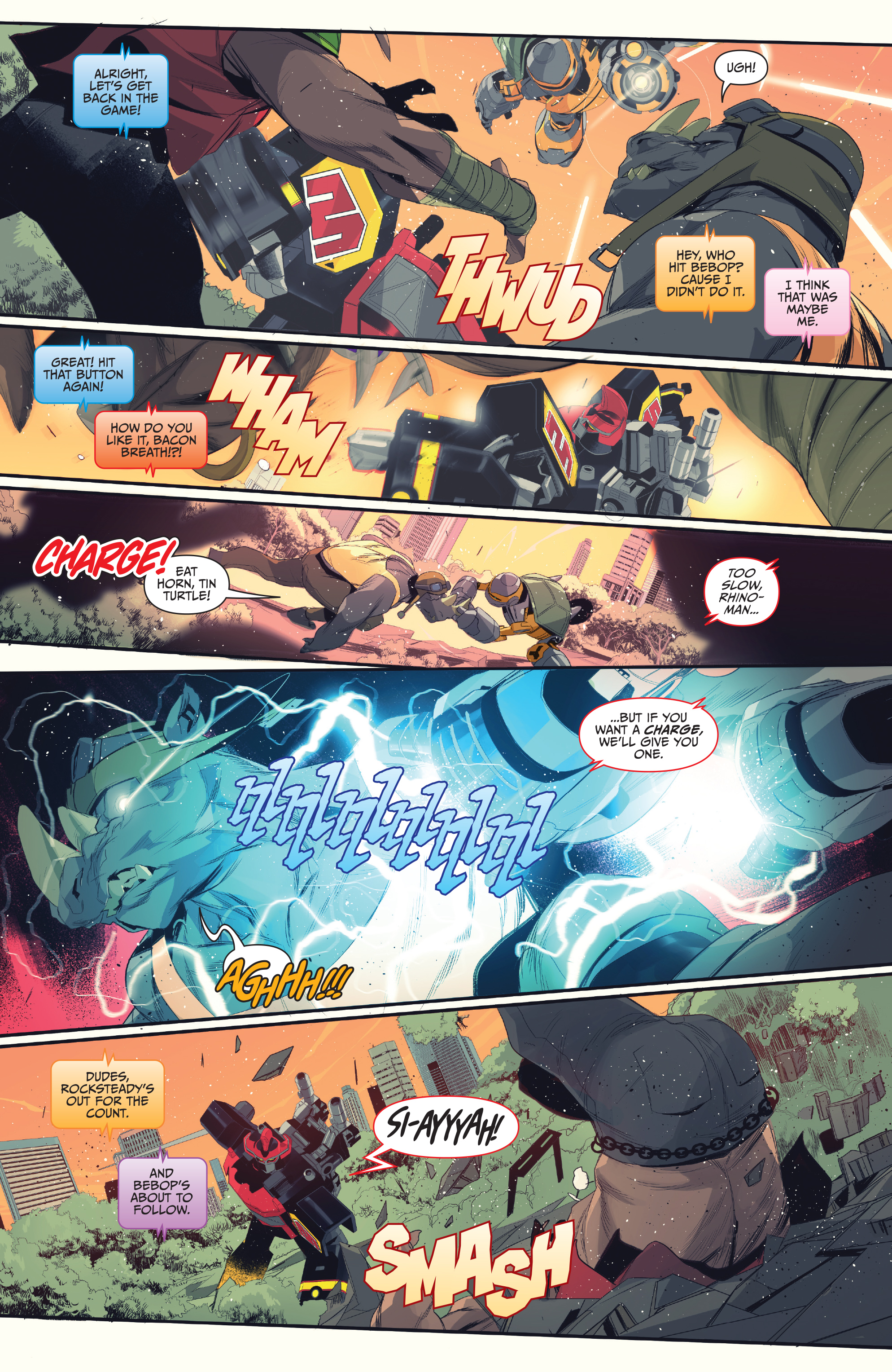 Mighty Morphin Power Rangers/Teenage Mutant Ninja Turtles (2019-) issue 5 - Page 9