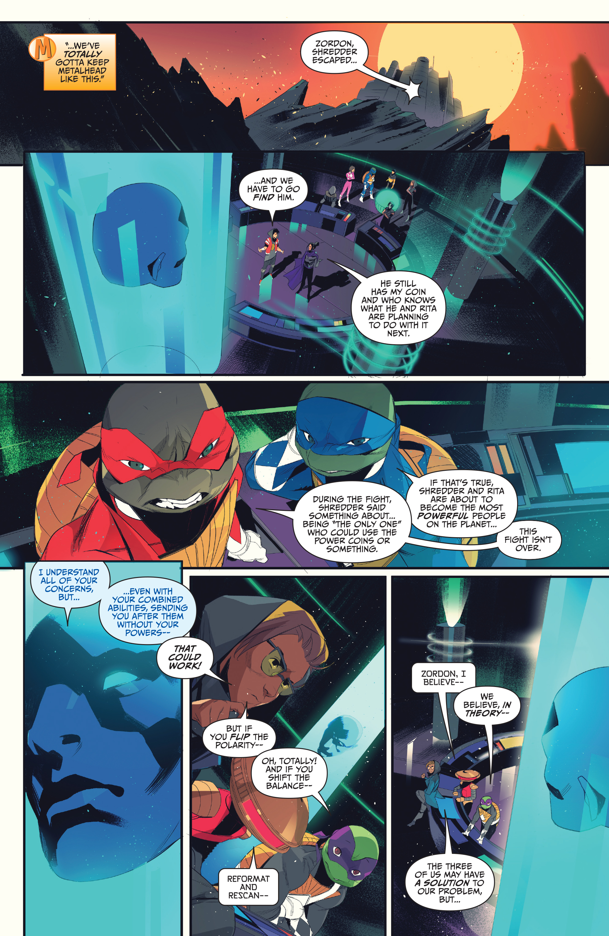 Mighty Morphin Power Rangers/Teenage Mutant Ninja Turtles (2019-) issue 5 - Page 13