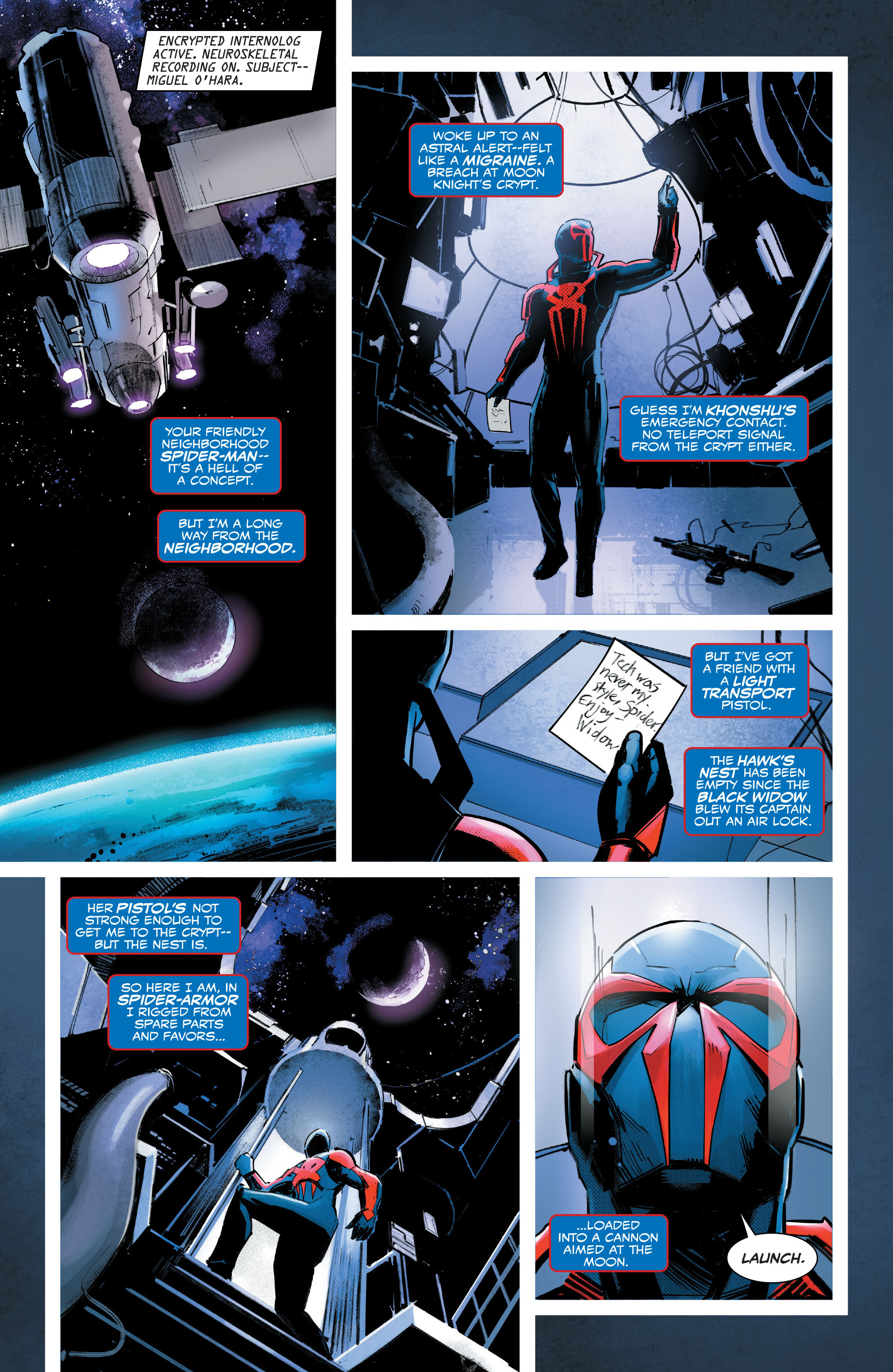 Miguel O'Hara SpiderMan 2099 (2024) Chapter 2 Page 3