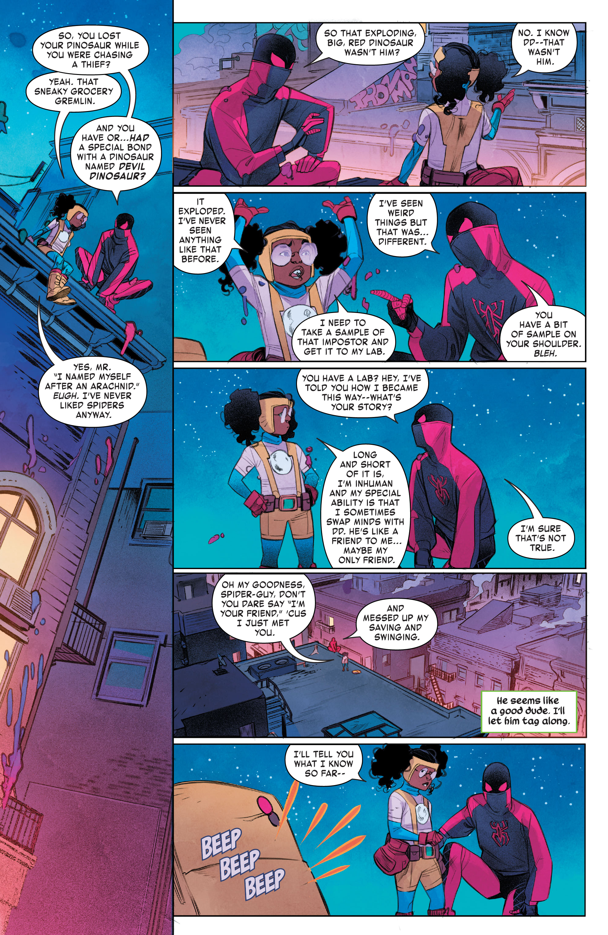 Miles Morales and Moon Girl (2022-) issue 1 - Page 21