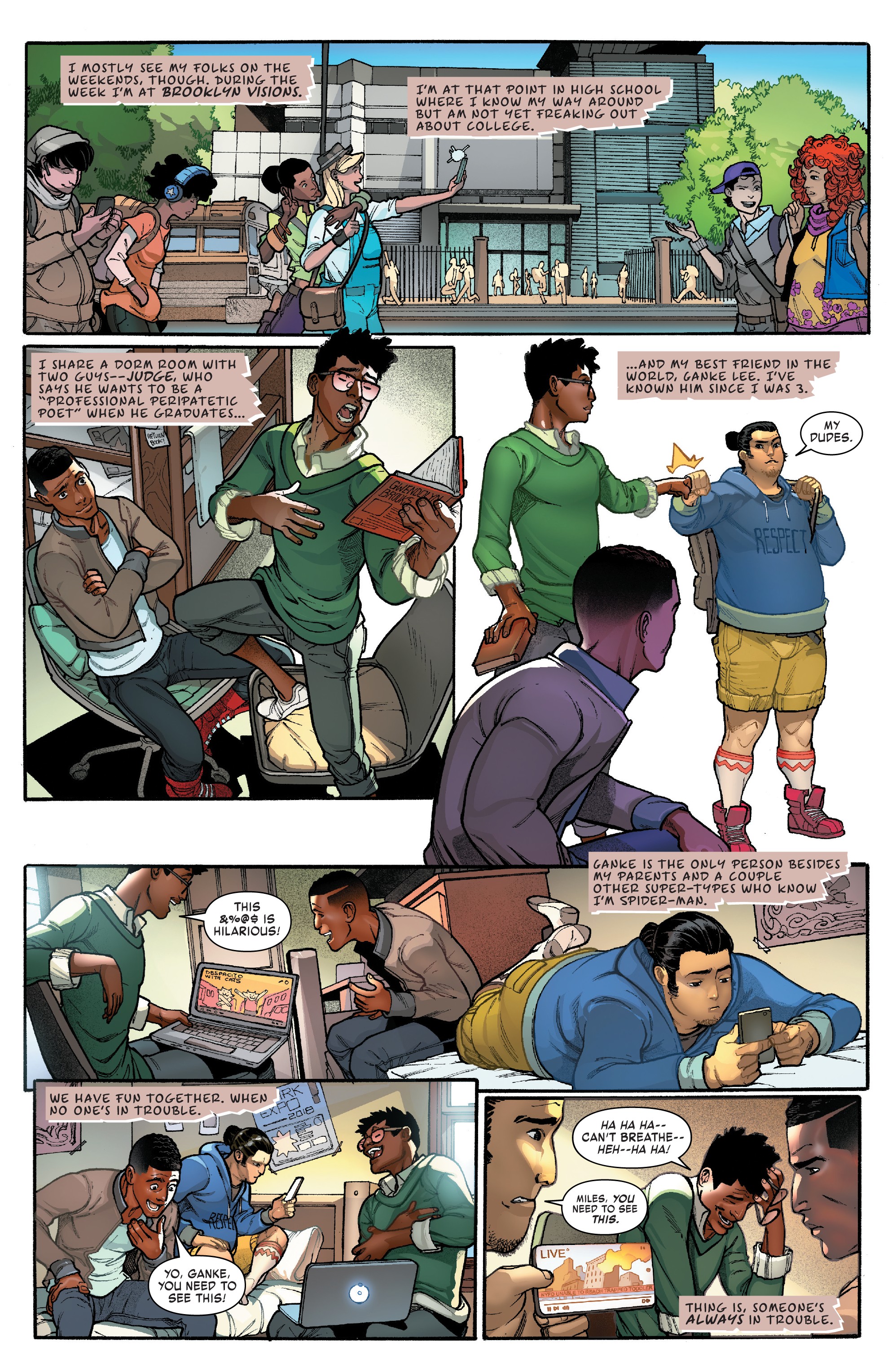 Miles Morales: Spider-Man (2018-) issue 1 - Page 6