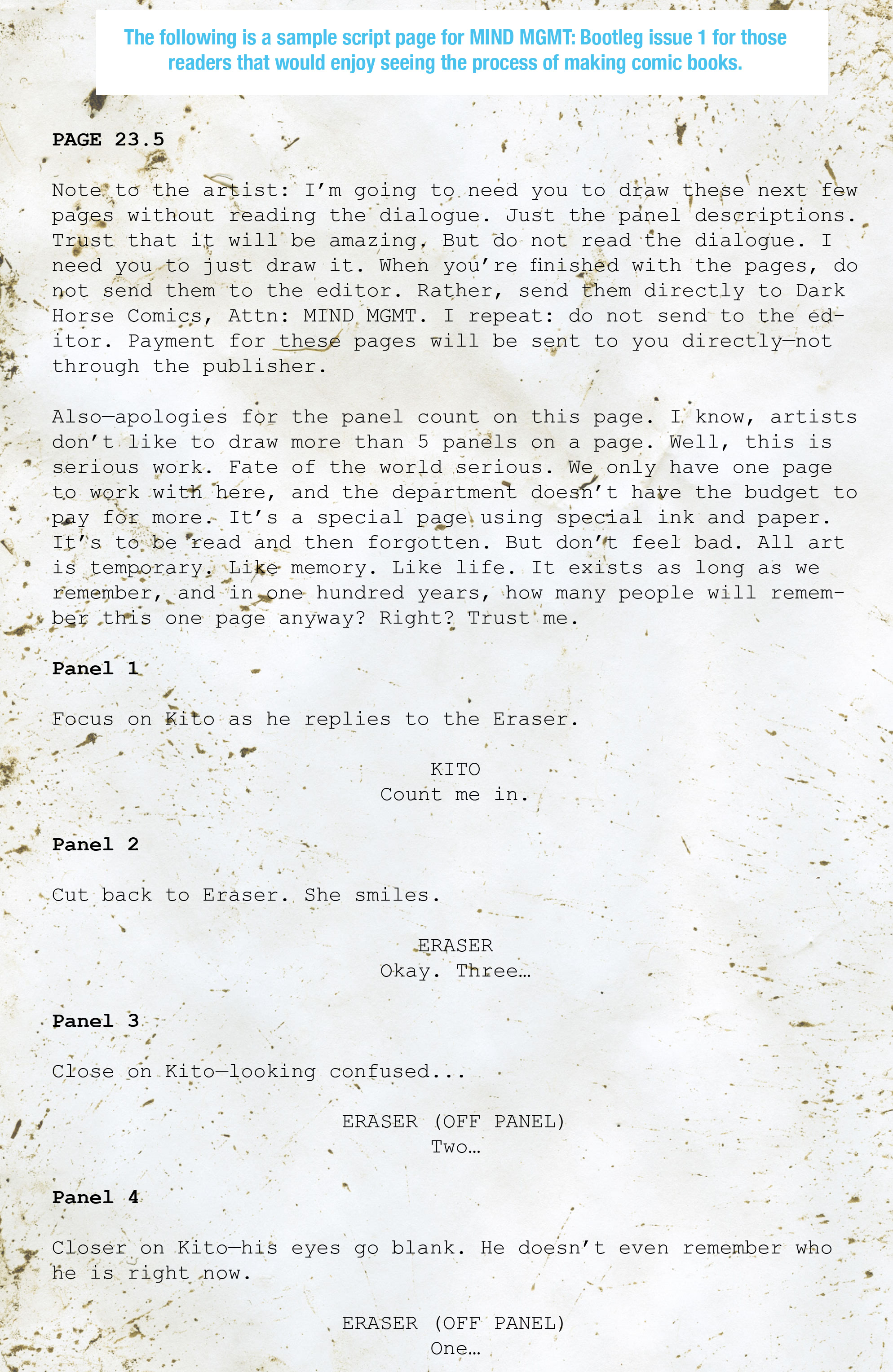 Mind MGMT: Bootleg (2022-) issue 1 - Page 27