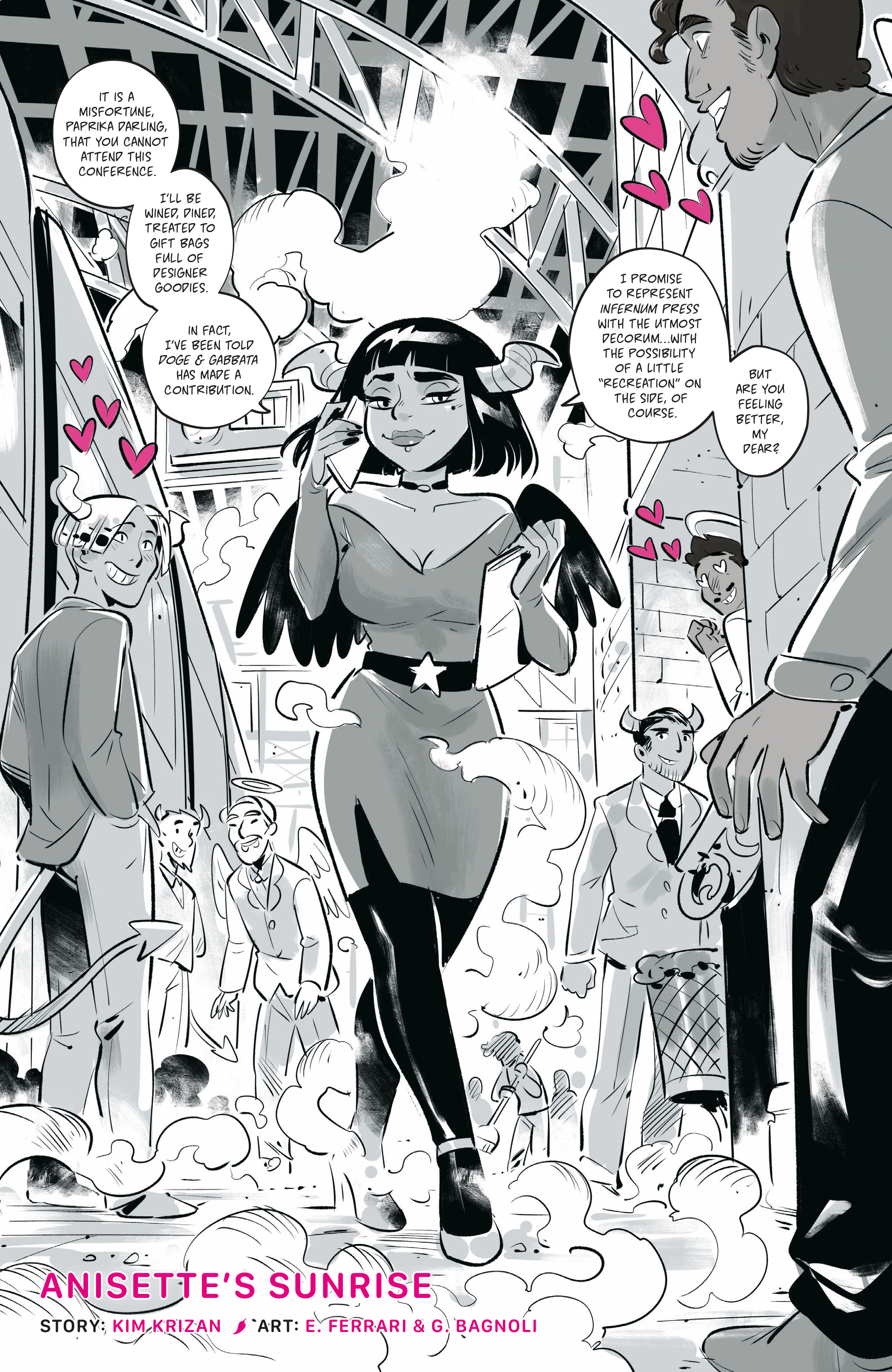 Mirka Andolfo's Sweet Paprika: Black, White, & Pink (2023-) issue 1 - Page 10