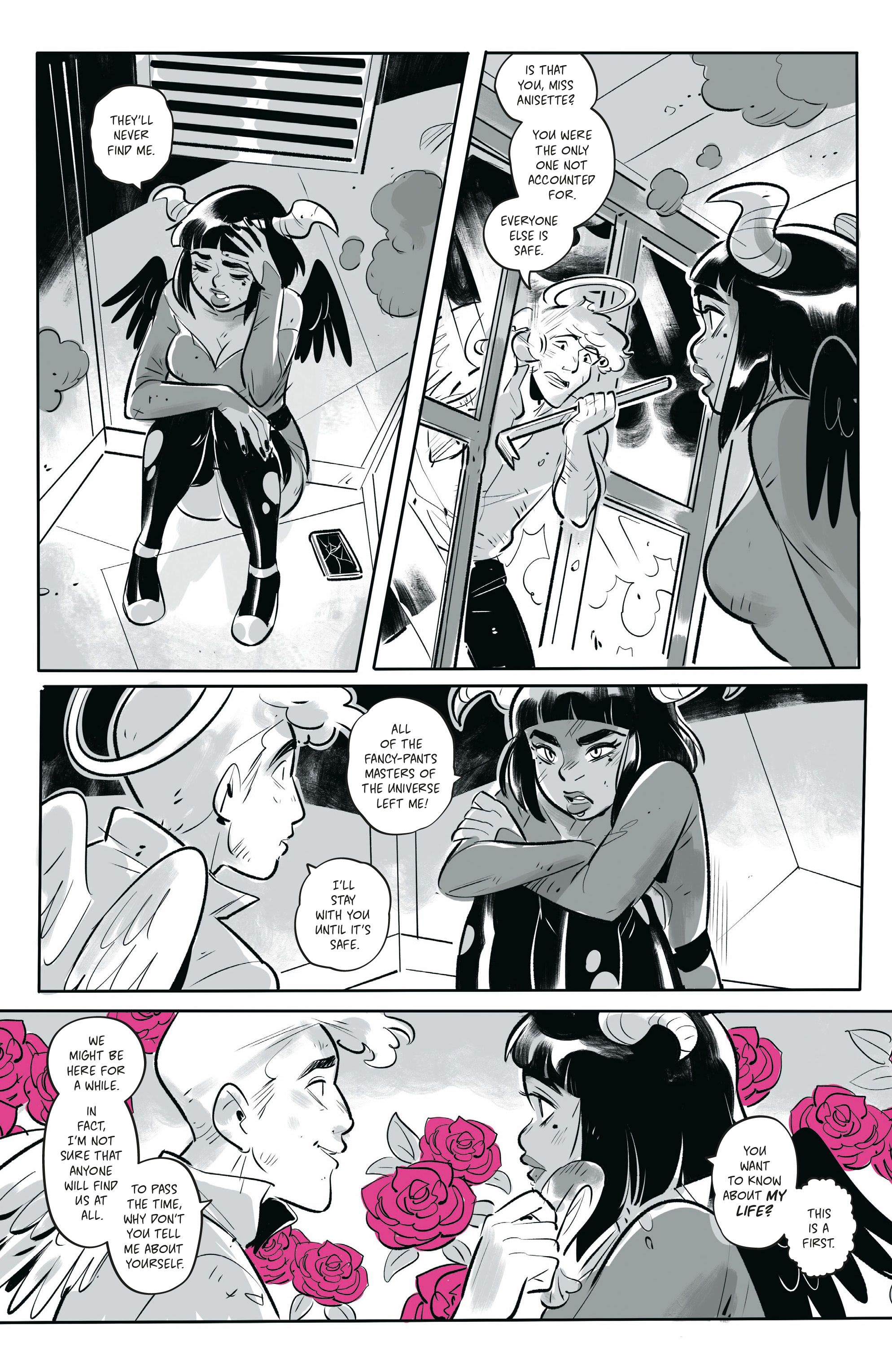 Mirka Andolfo's Sweet Paprika: Black, White, & Pink (2023-) issue 1 - Page 13