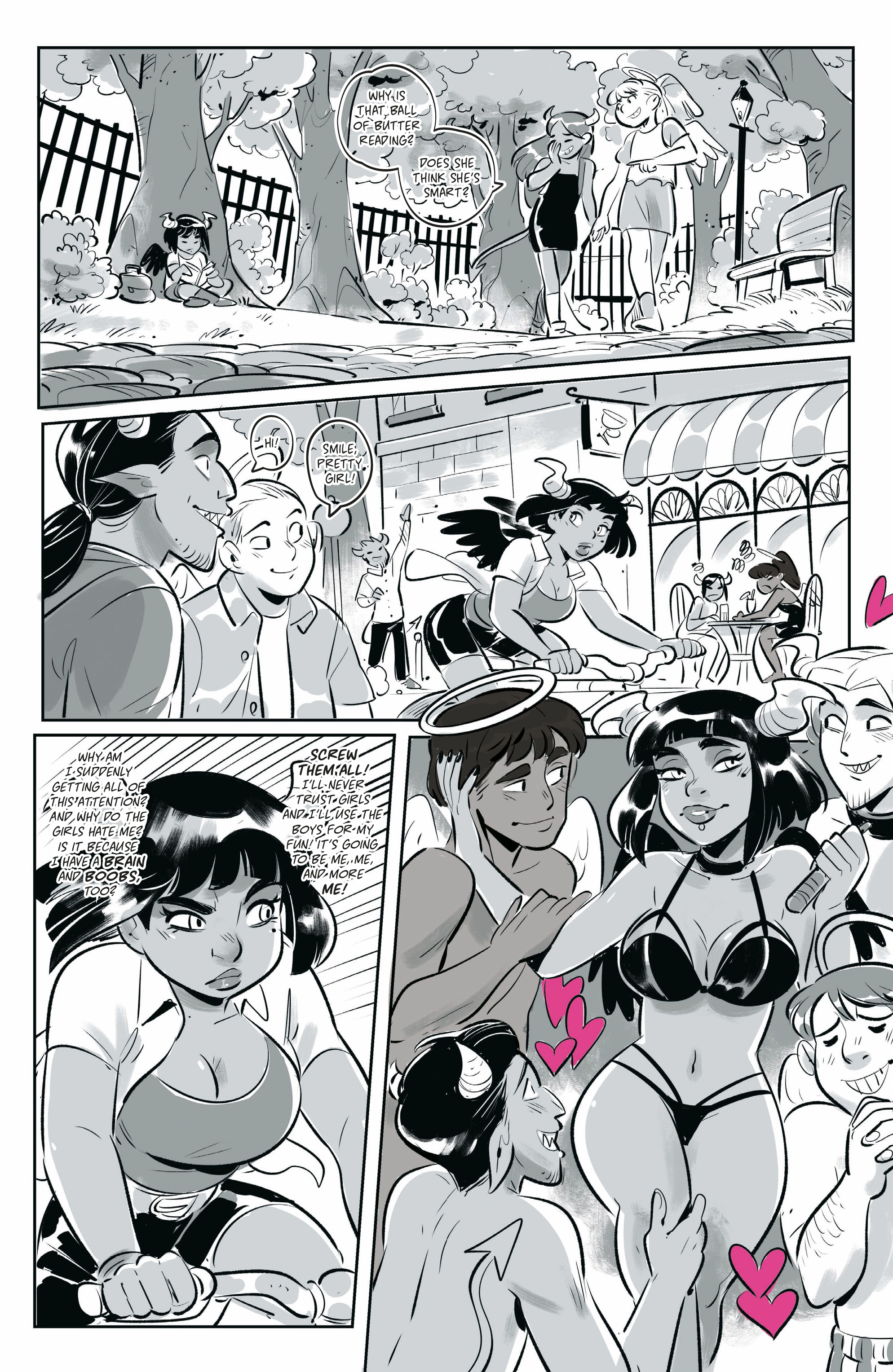 Mirka Andolfo's Sweet Paprika: Black, White, & Pink (2023-) issue 1 - Page 14