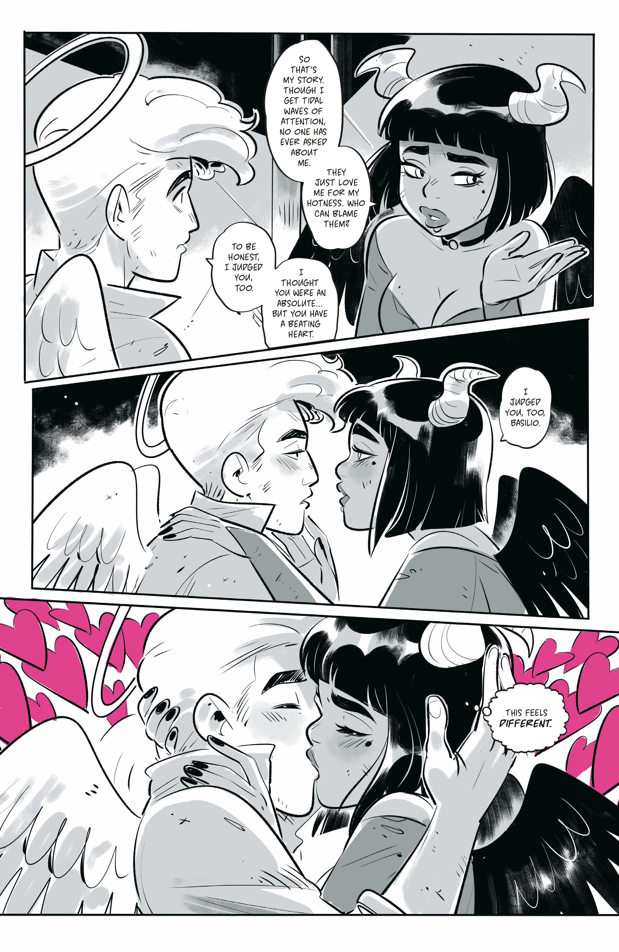 Mirka Andolfo's Sweet Paprika: Black, White, & Pink (2023-) issue 1 - Page 15