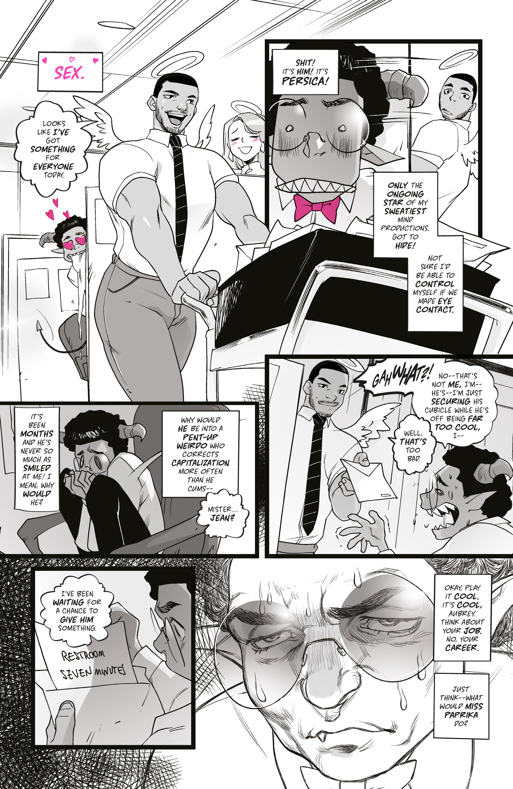 Mirka Andolfo's Sweet Paprika: Black, White, & Pink (2023-) issue 1 - Page 20