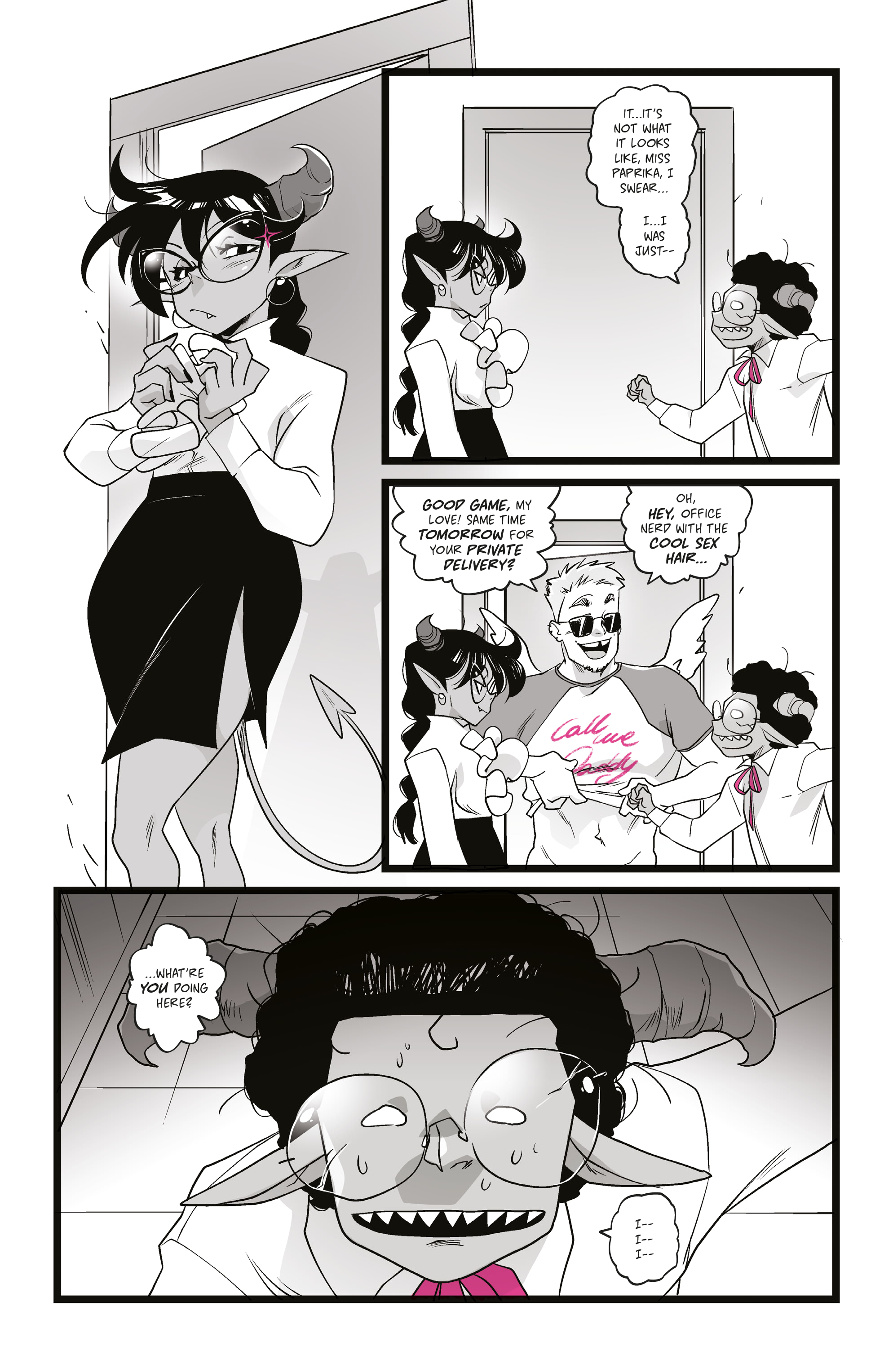 Mirka Andolfo's Sweet Paprika: Black, White, & Pink (2023-) issue 1 - Page 25