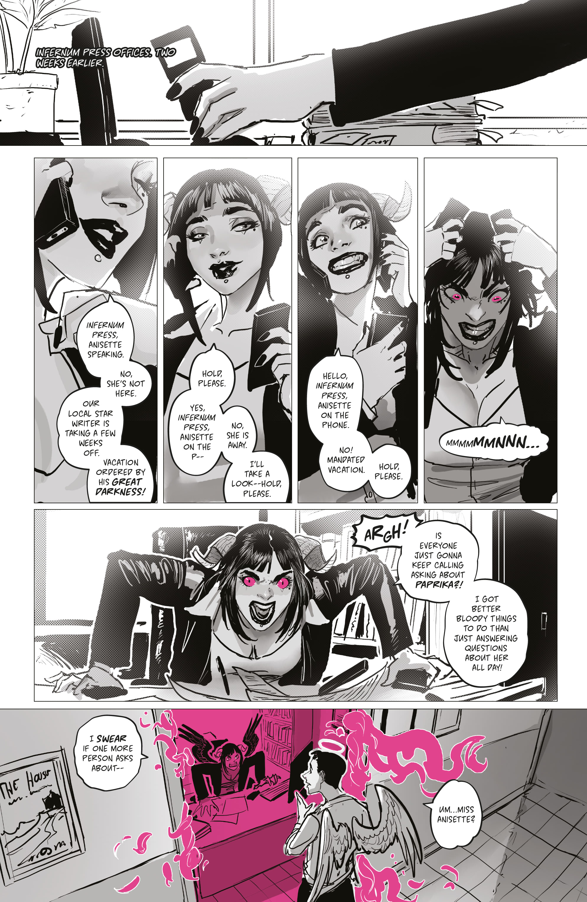 Mirka Andolfo's Sweet Paprika: Black, White, & Pink (2023-) issue 1 - Page 29