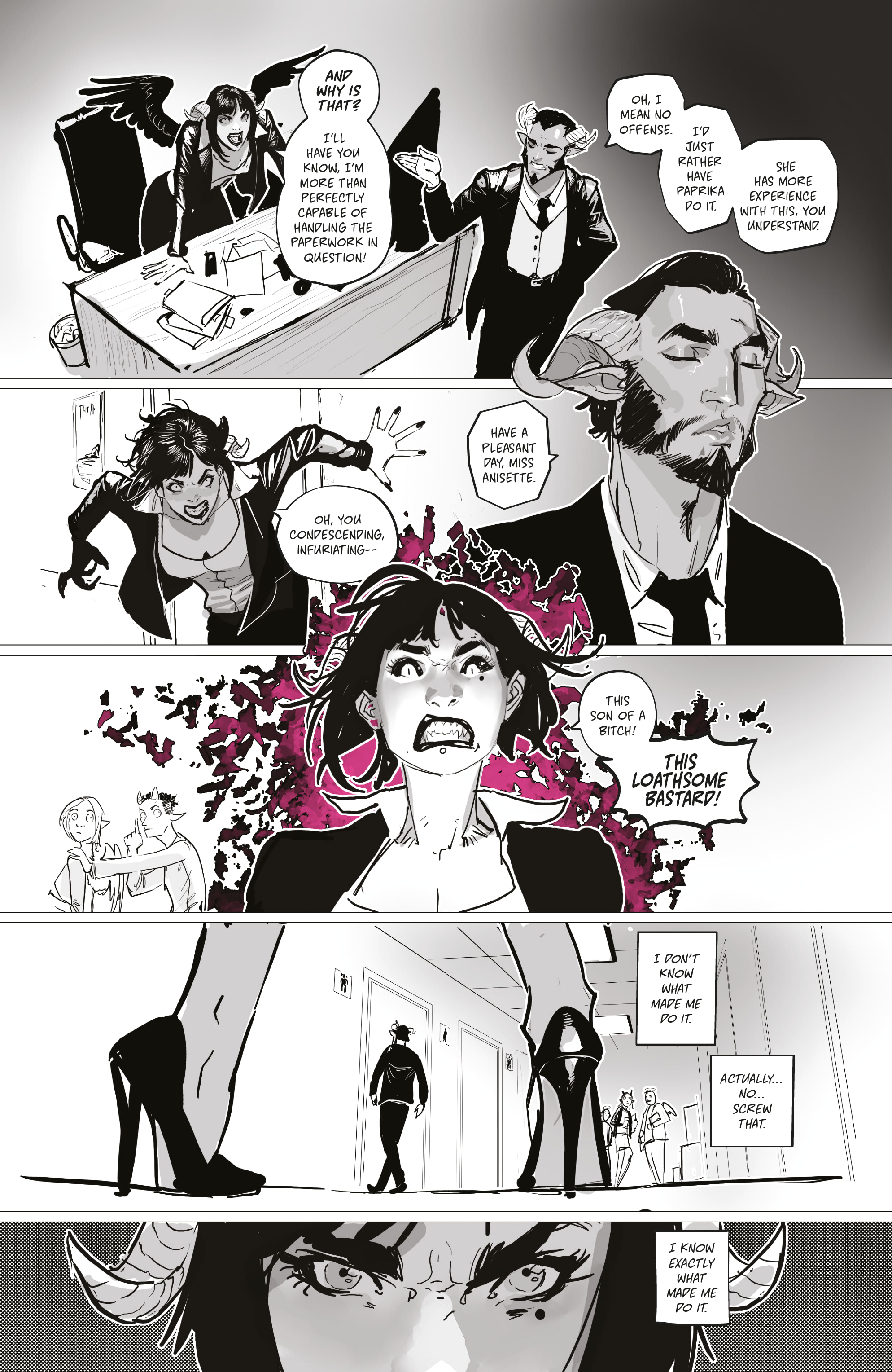 Mirka Andolfo's Sweet Paprika: Black, White, & Pink (2023-) issue 1 - Page 31