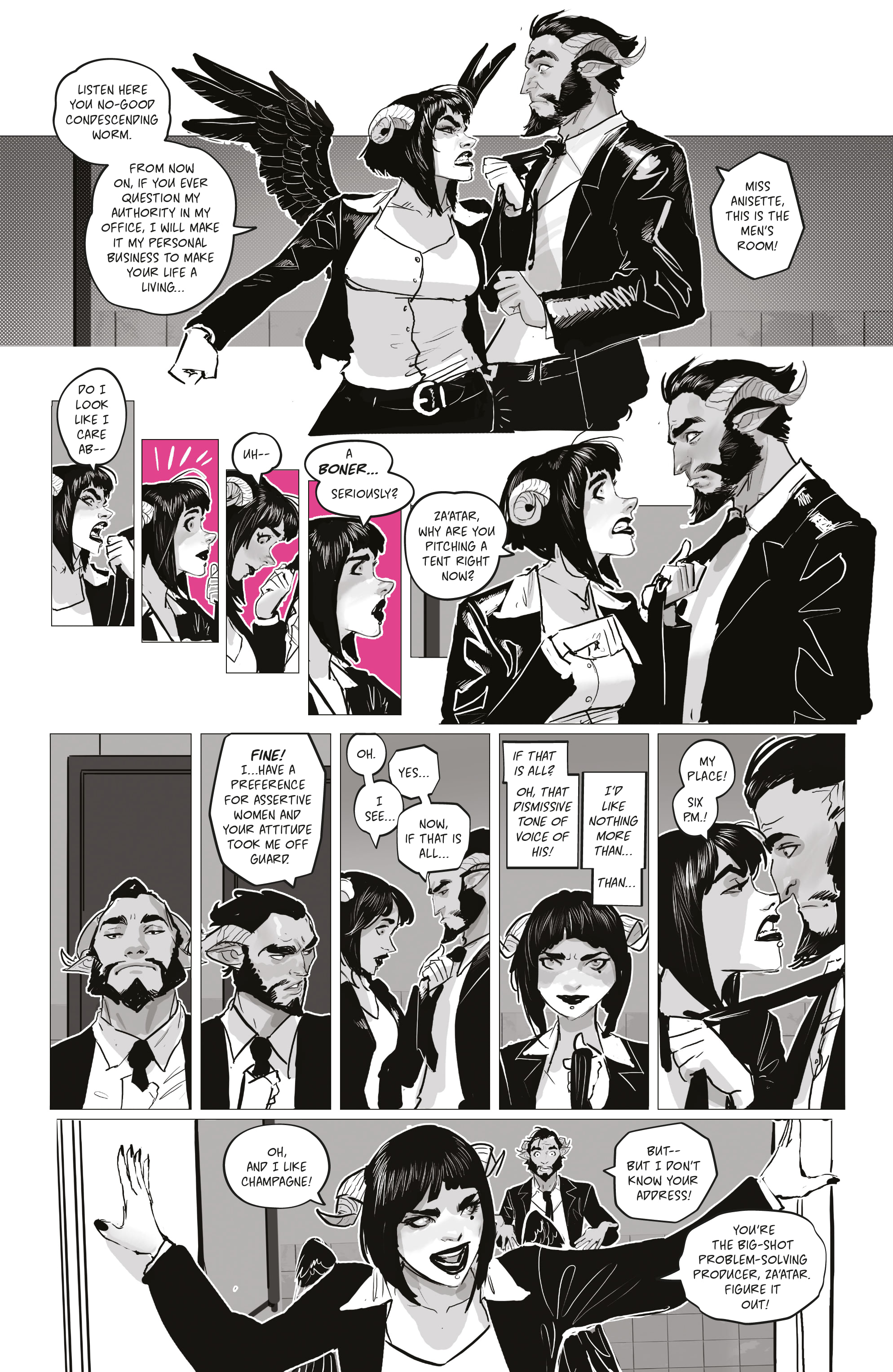 Mirka Andolfo's Sweet Paprika: Black, White, & Pink (2023-) issue 1 - Page 33