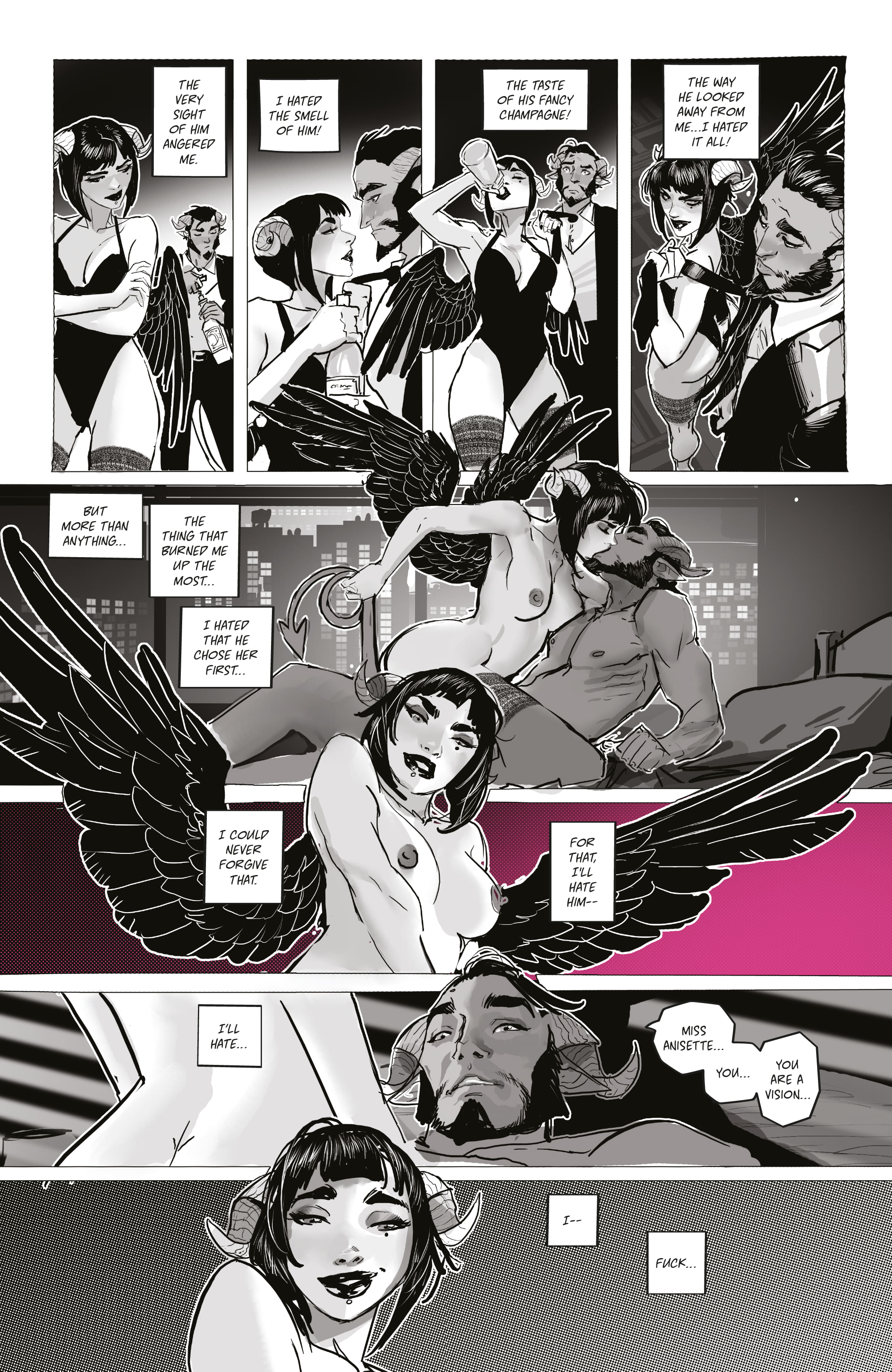 Mirka Andolfo's Sweet Paprika: Black, White, & Pink (2023-) issue 1 - Page 35