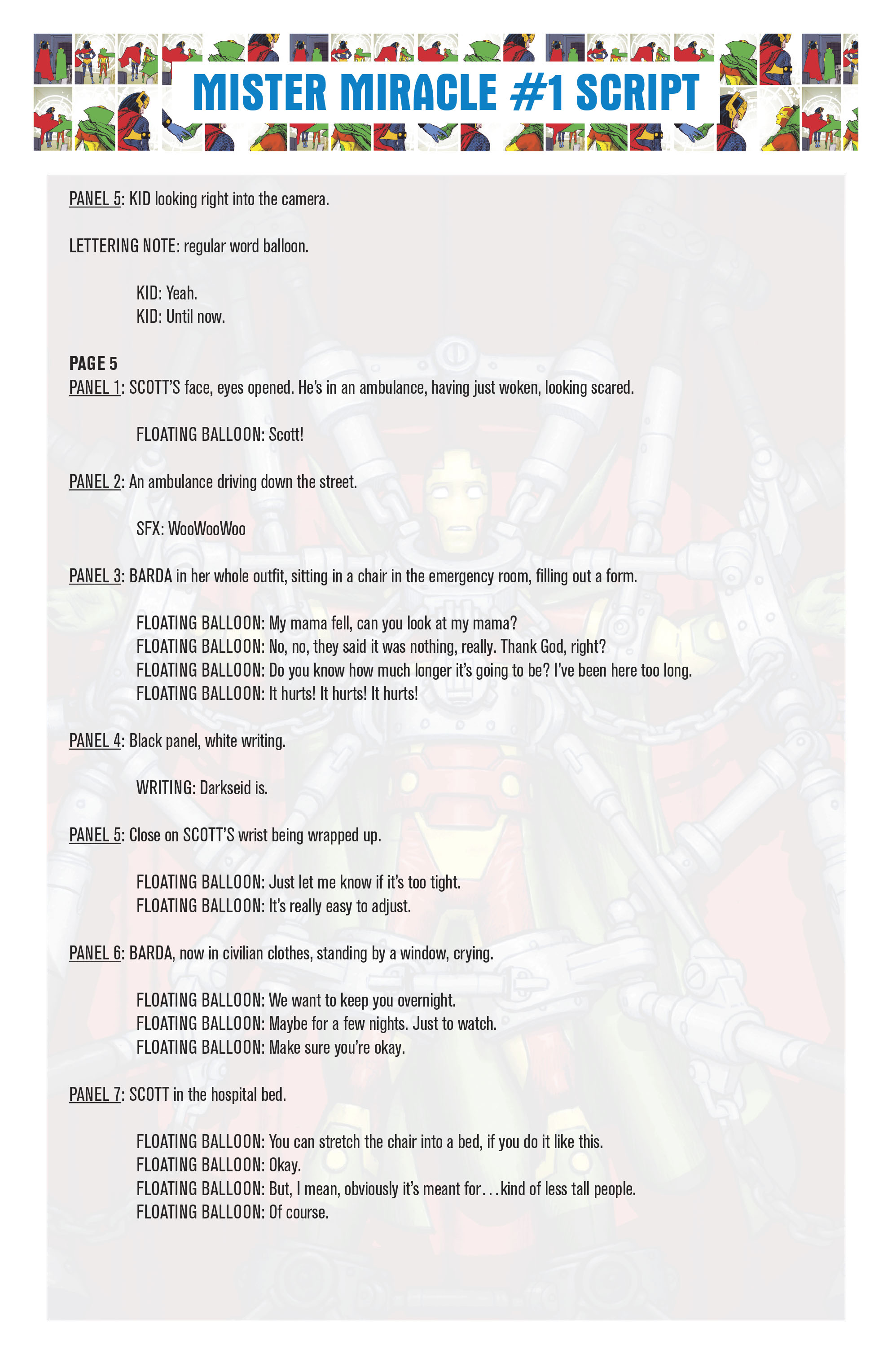 Mister Miracle Director's Cut (2018) issue 1 - Page 33