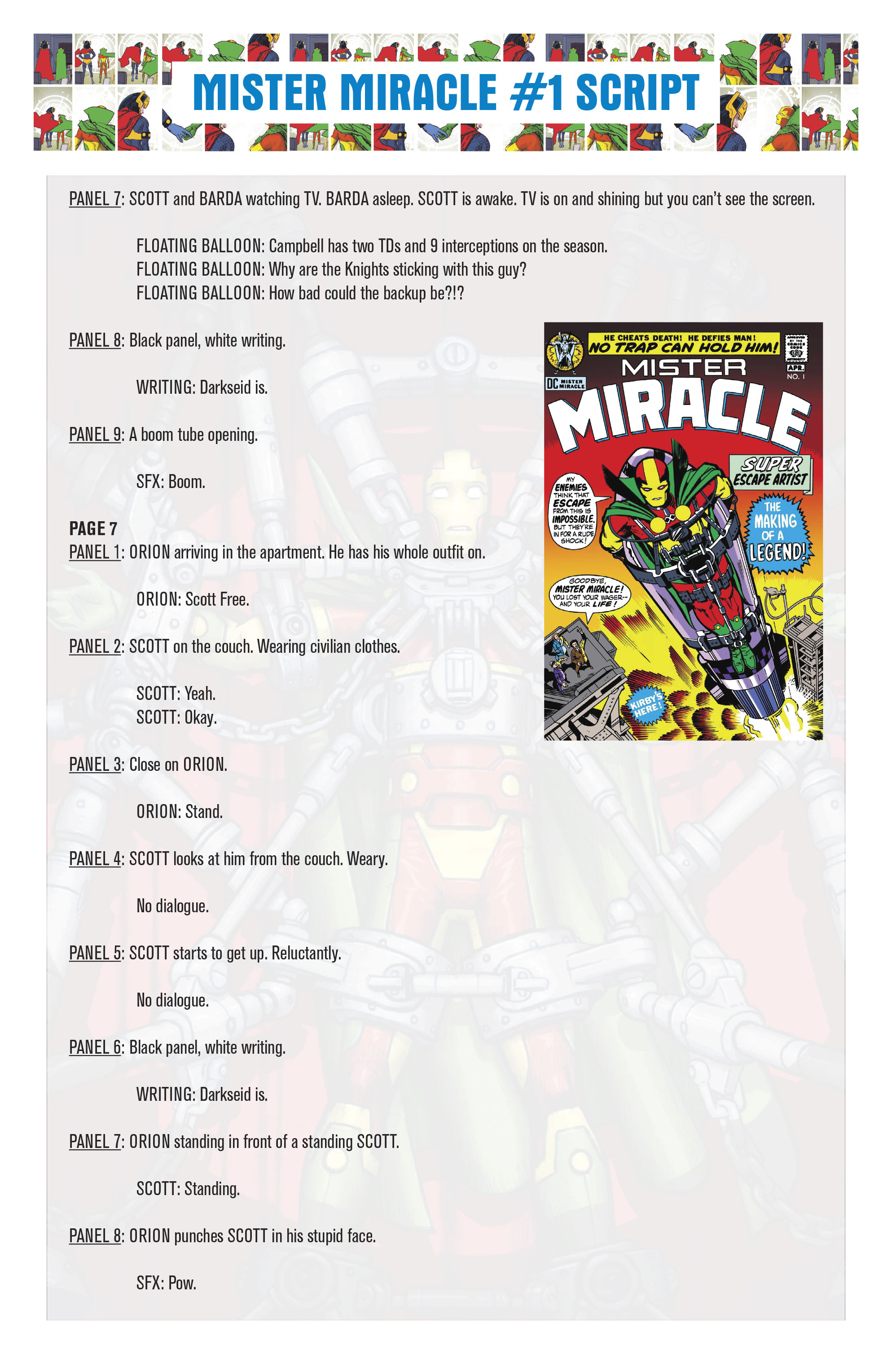 Mister Miracle Director's Cut (2018) issue 1 - Page 35