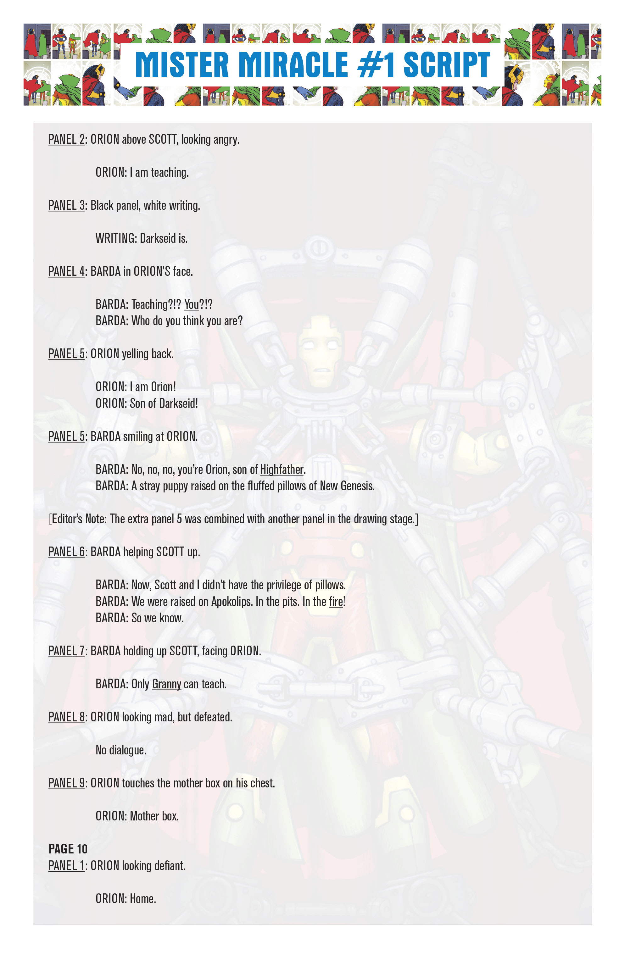 Mister Miracle Director's Cut (2018) issue 1 - Page 37