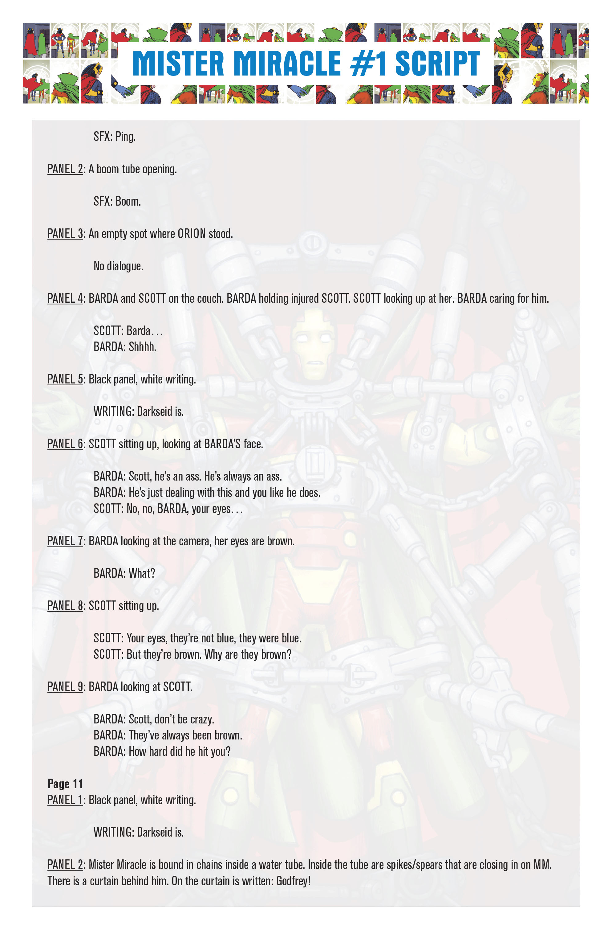 Mister Miracle Director's Cut (2018) issue 1 - Page 38