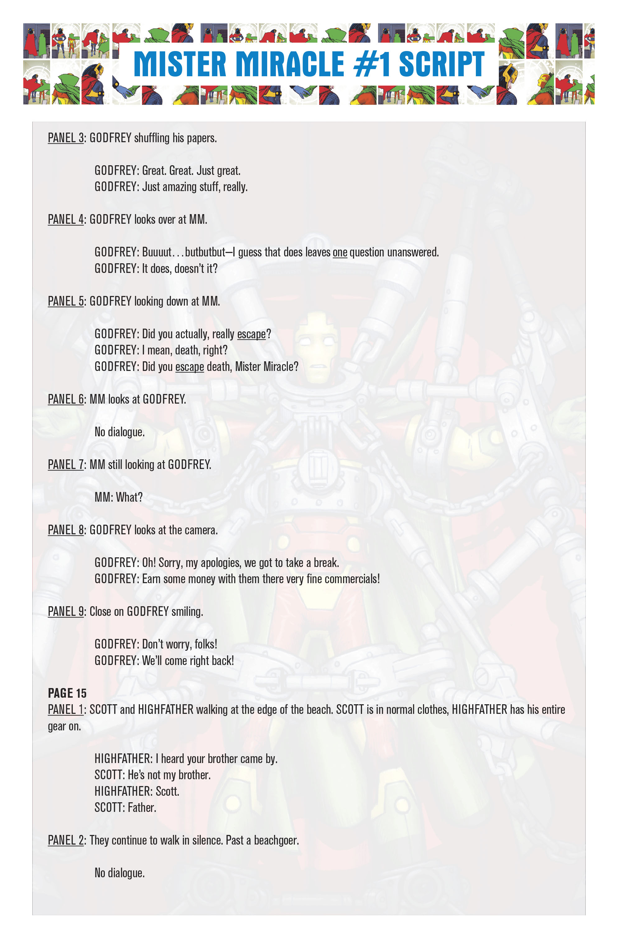 Mister Miracle Director's Cut (2018) issue 1 - Page 42