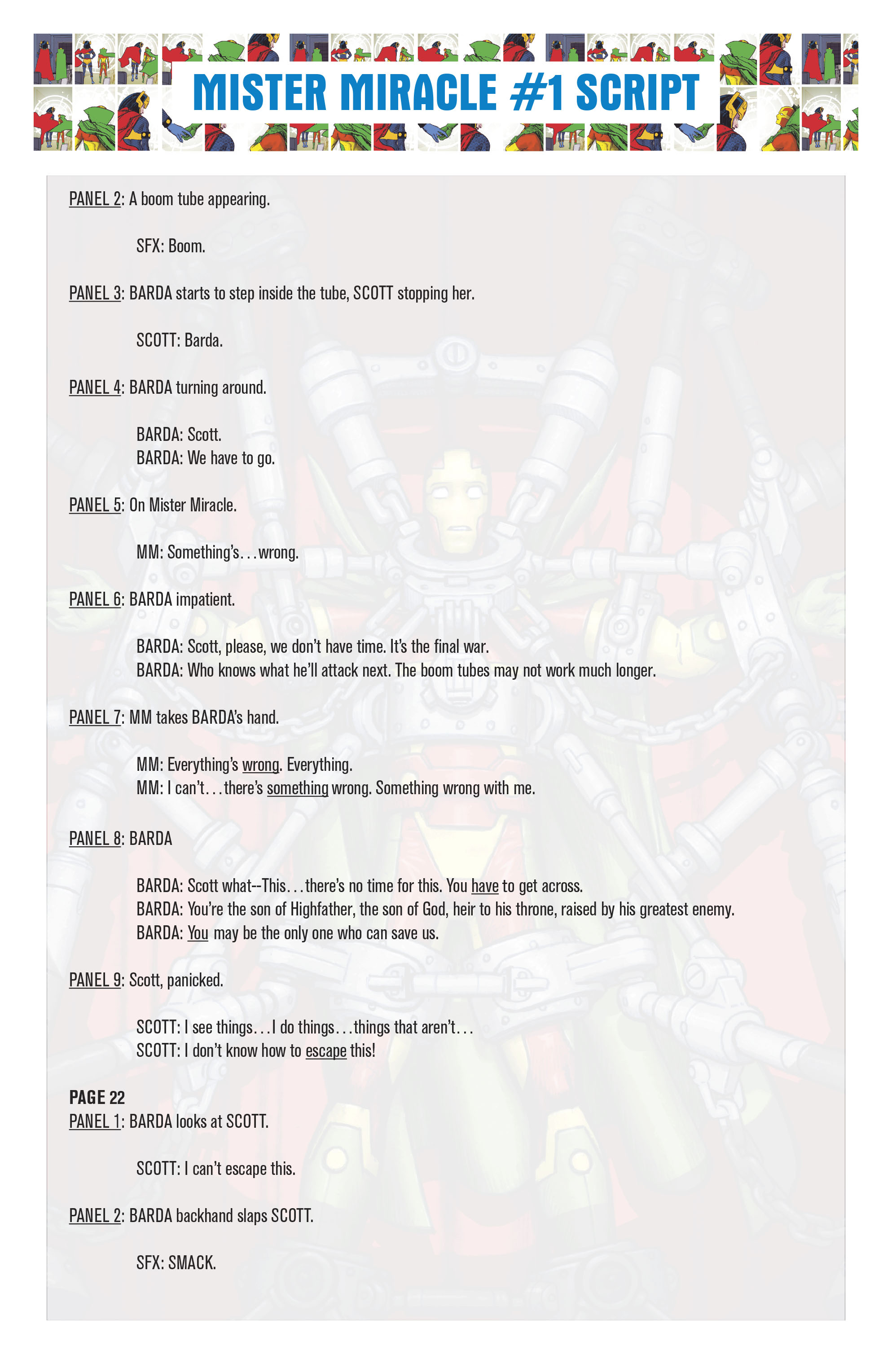 Mister Miracle Director's Cut (2018) issue 1 - Page 48