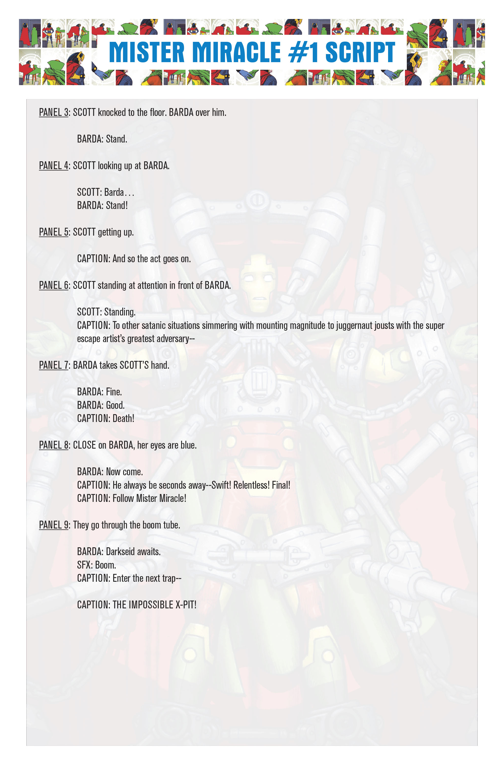 Mister Miracle Director's Cut (2018) issue 1 - Page 49