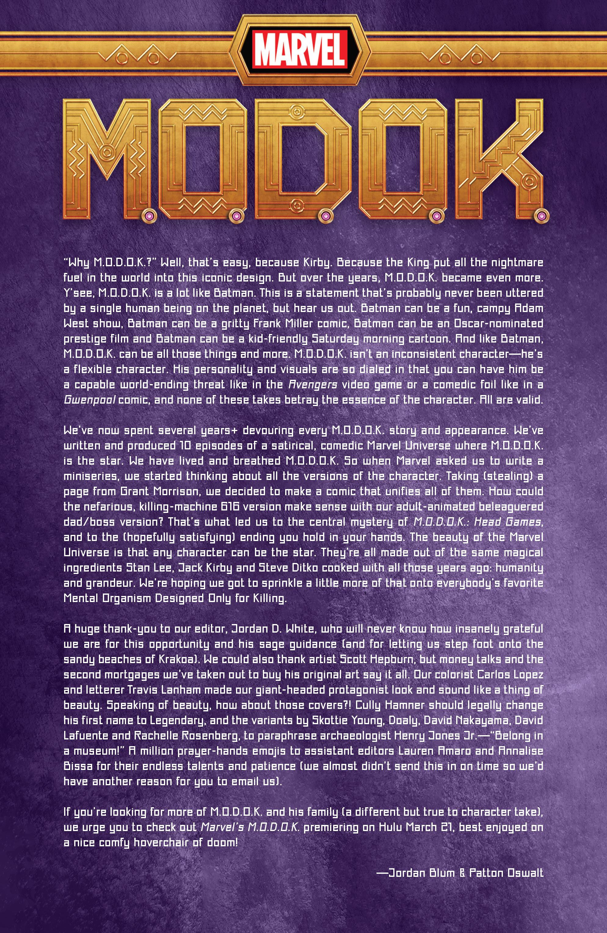 M.O.D.O.K.: Head Games (2020-) issue 4 - Page 22