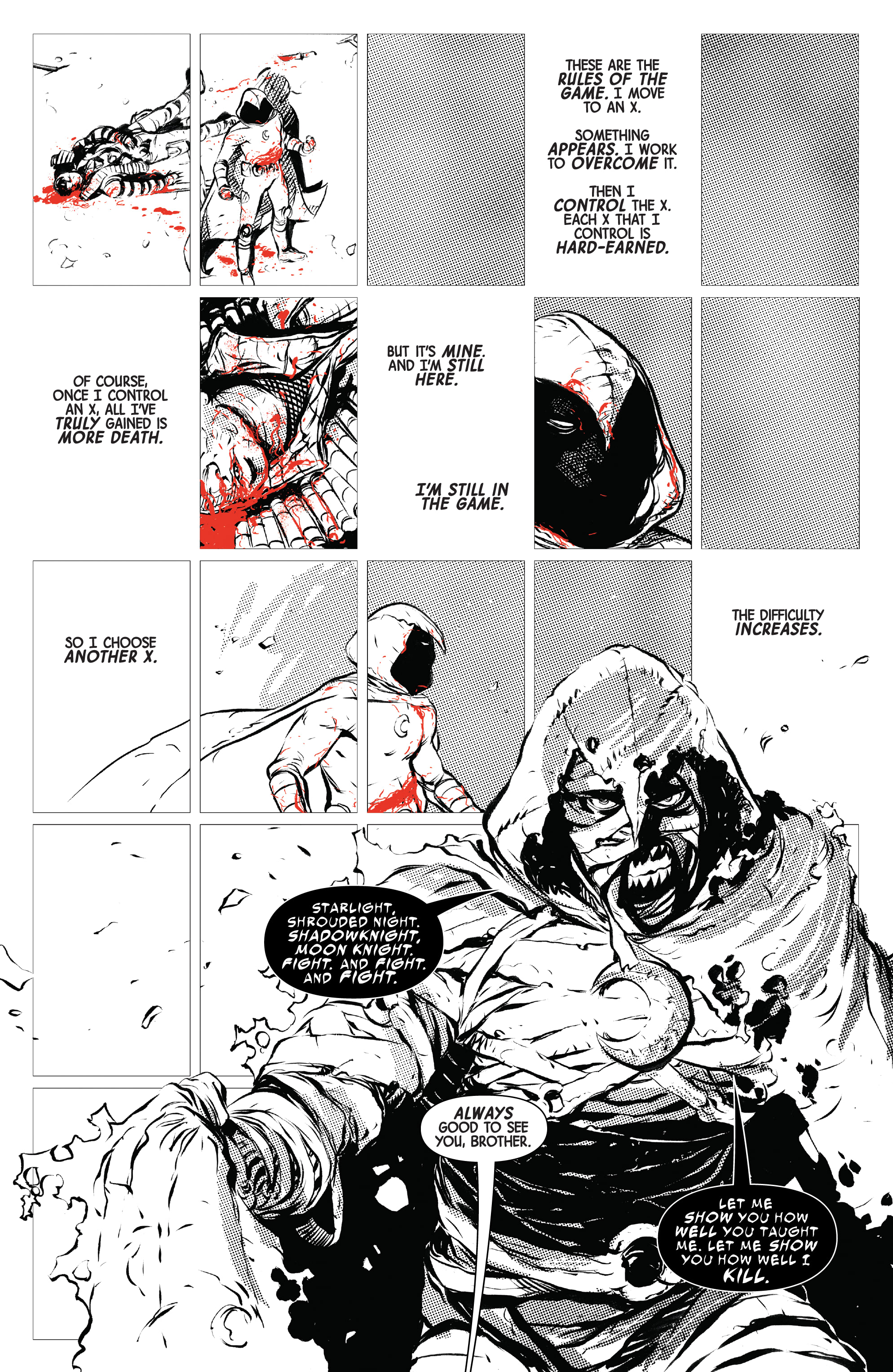 Moon Knight: Black, White, & Blood (2022-) issue 4 - Page 6