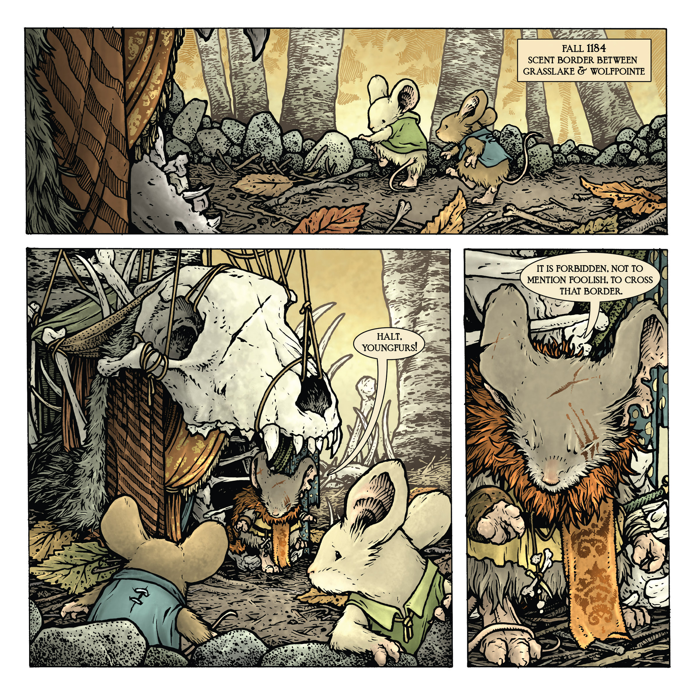 Mouse Guard: The Owlhen Caregiver (2021-) issue 1 - Page 23