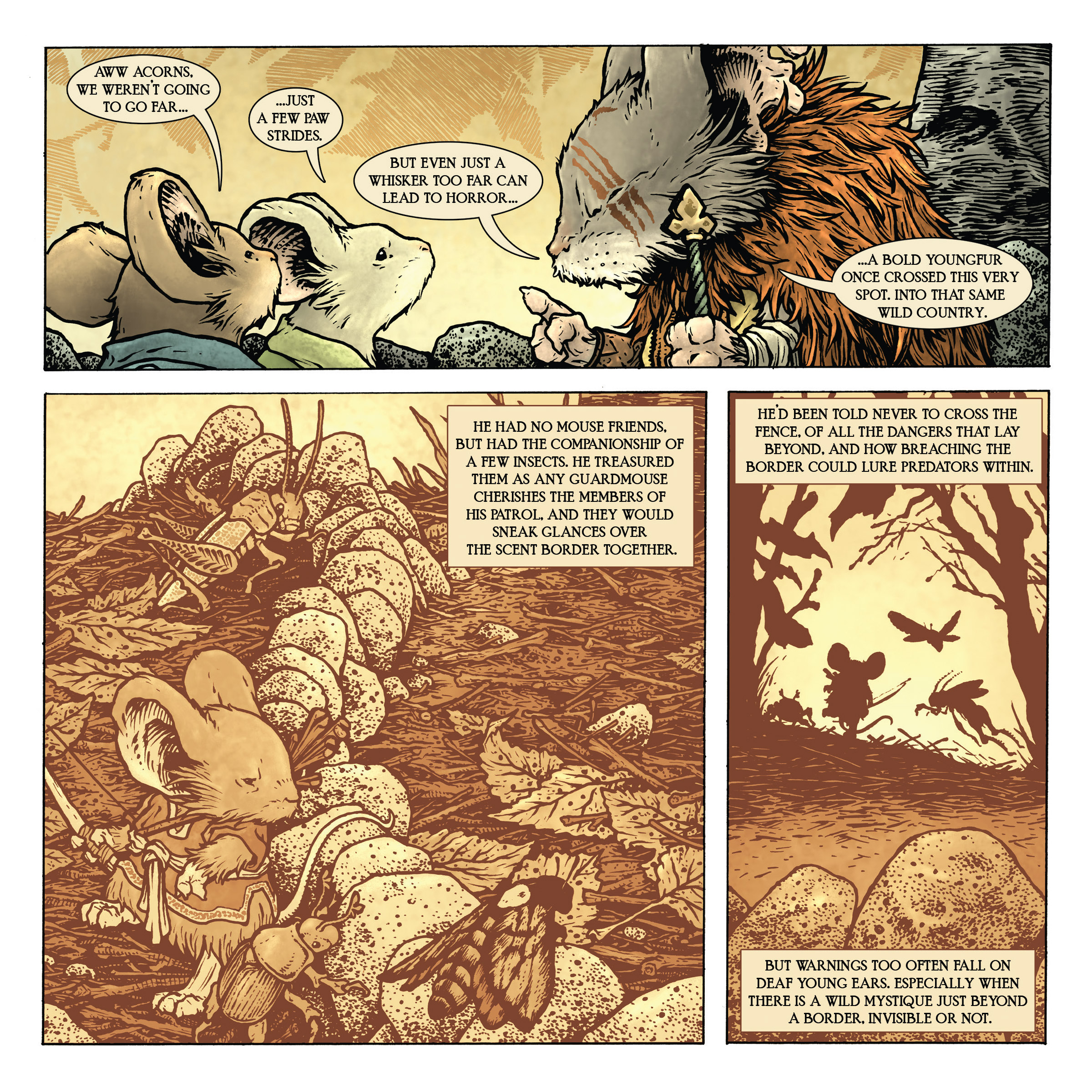 Mouse Guard: The Owlhen Caregiver (2021-) issue 1 - Page 24