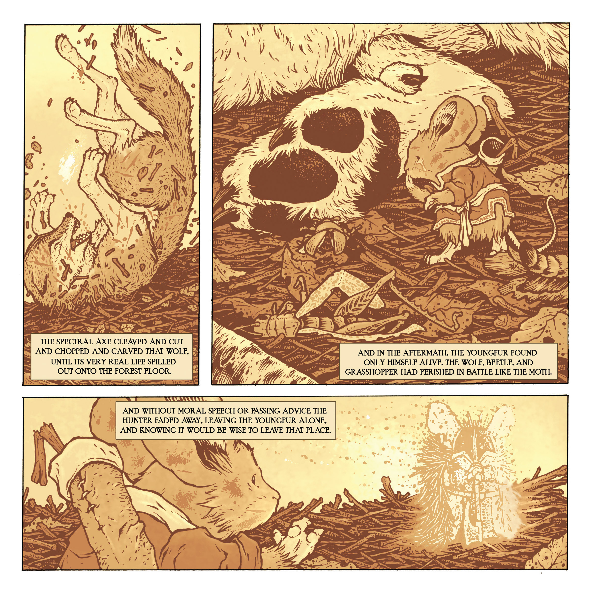 Mouse Guard: The Owlhen Caregiver (2021-) issue 1 - Page 29