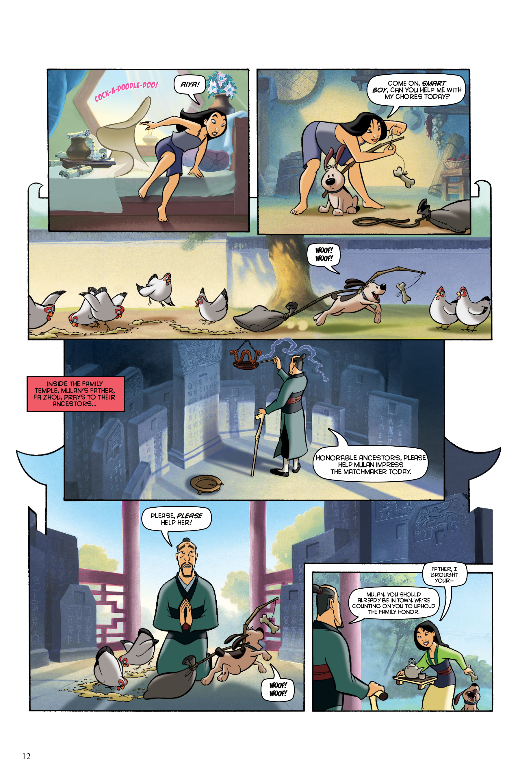 Mulan: The Story of the Movie in Comics (2020) issue 1 - Page 12