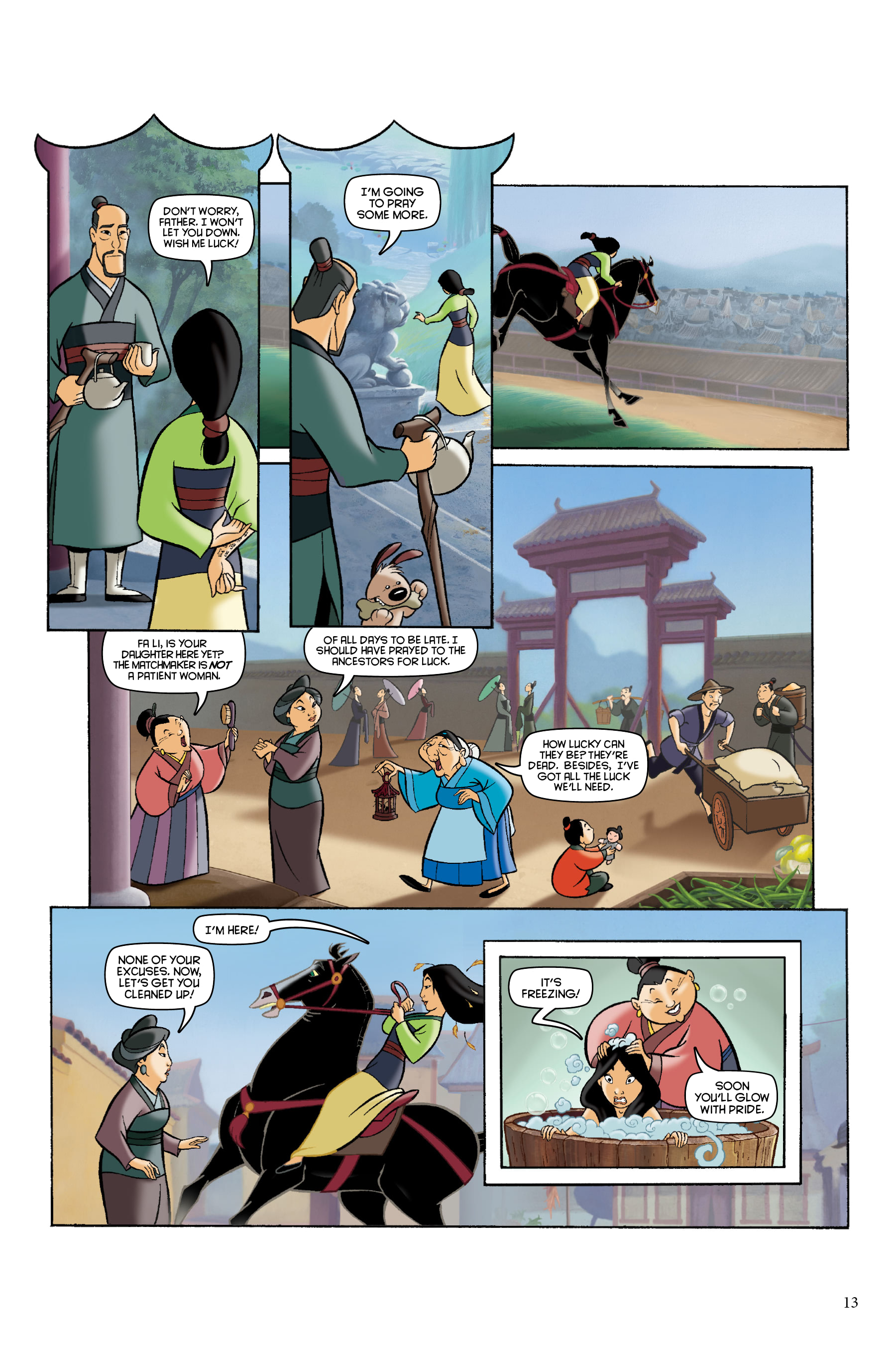 Mulan: The Story of the Movie in Comics (2020) issue 1 - Page 13