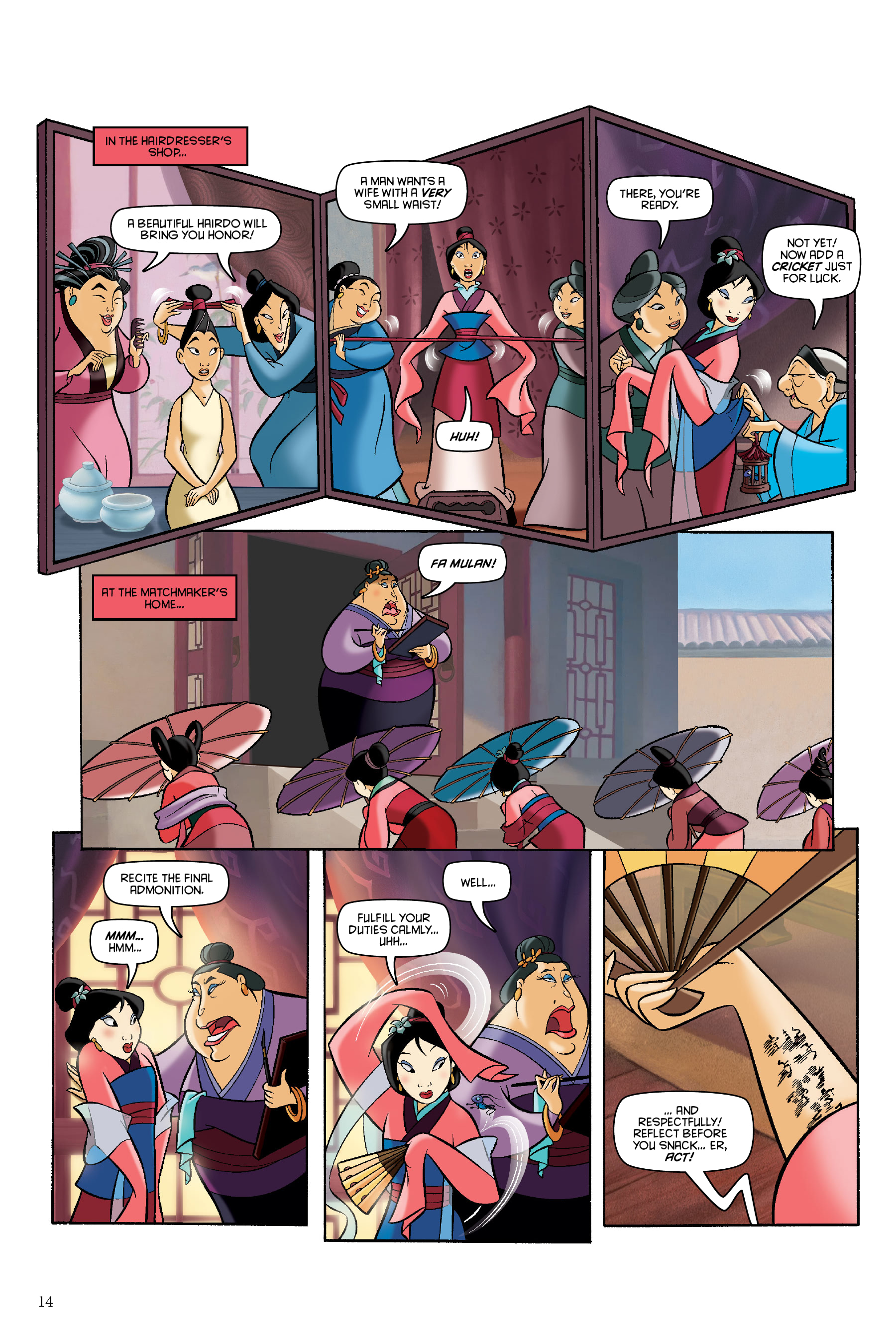 Mulan: The Story of the Movie in Comics (2020) issue 1 - Page 14