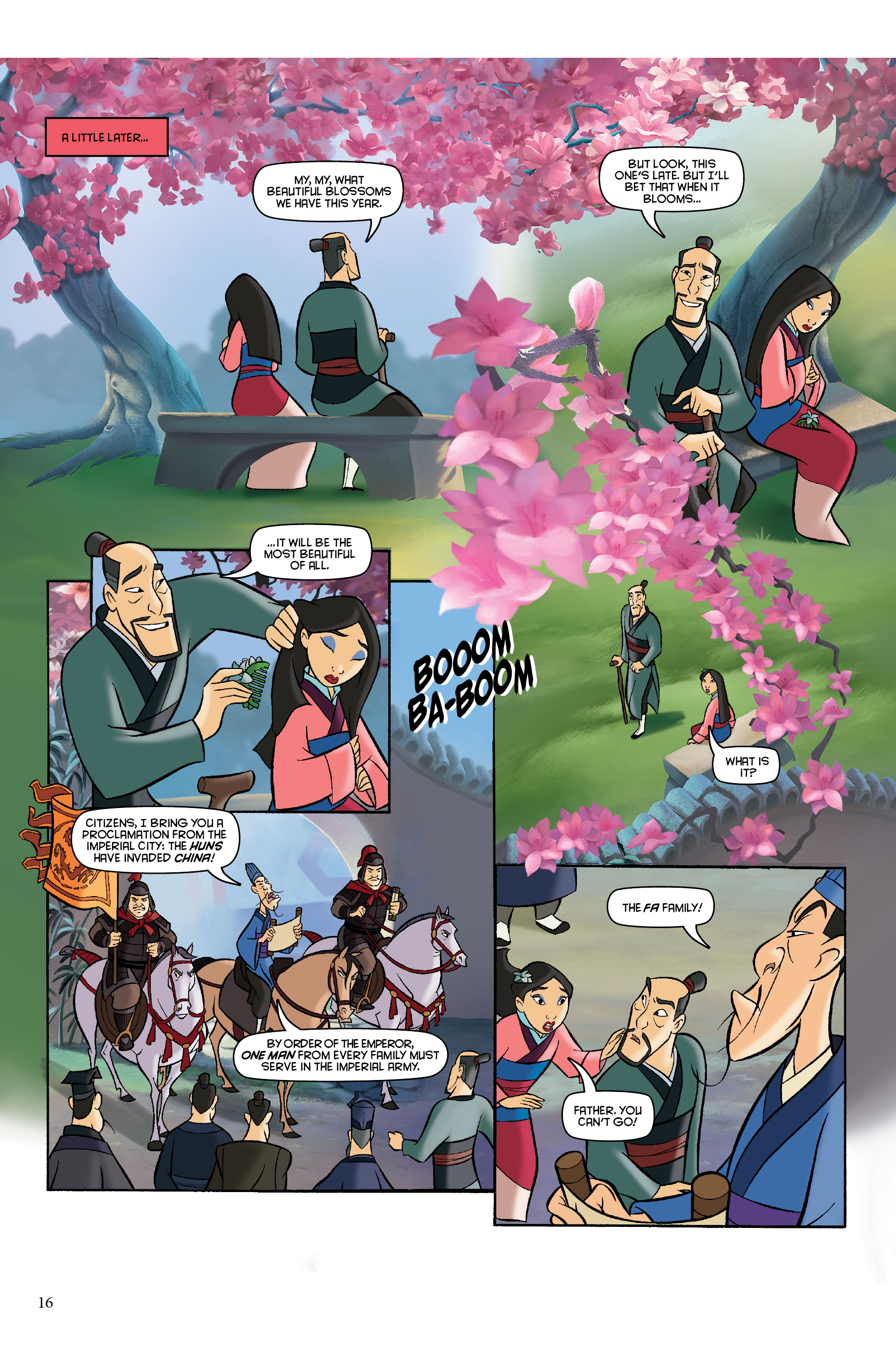 Mulan: The Story of the Movie in Comics (2020) issue 1 - Page 16