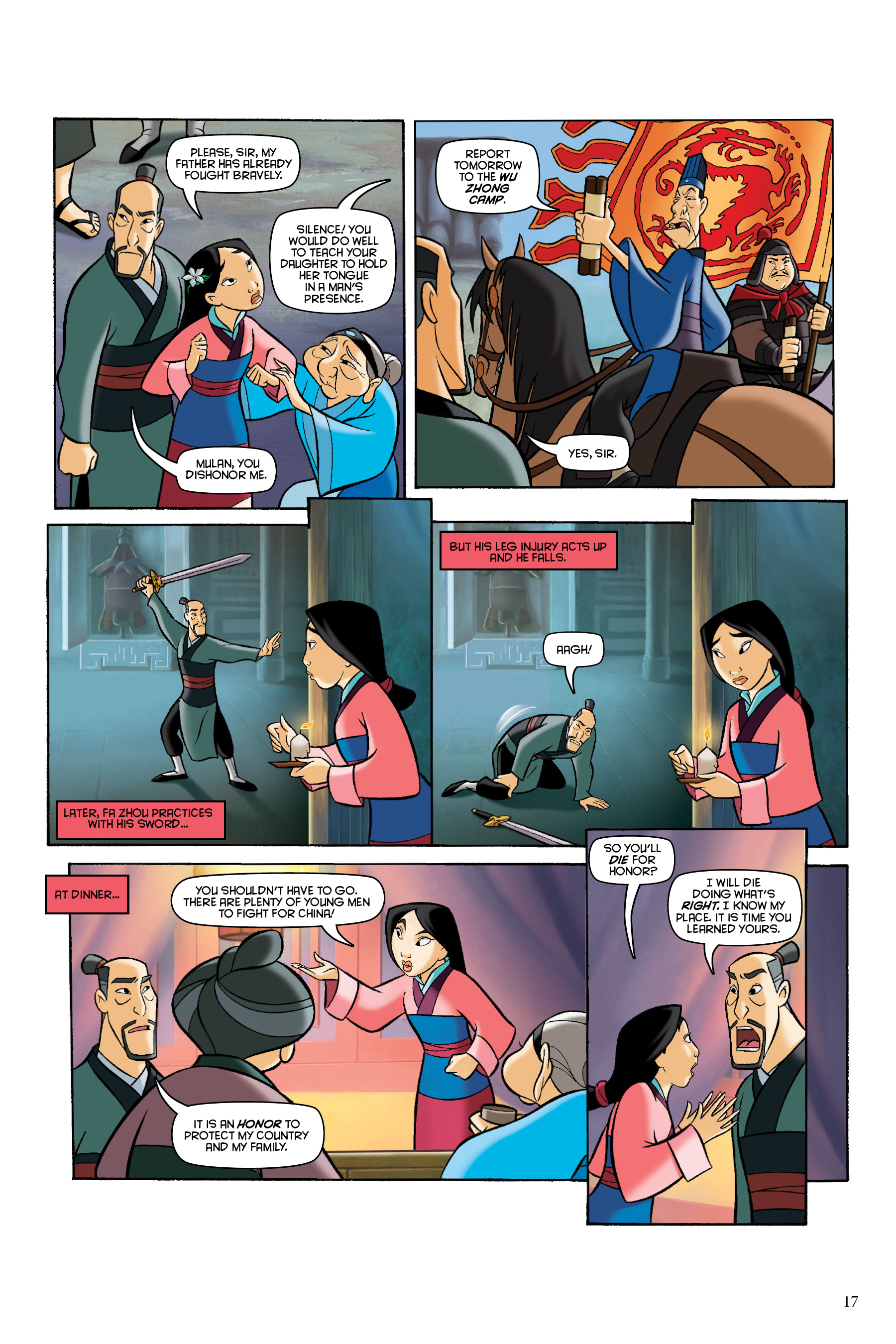 Mulan: The Story of the Movie in Comics (2020) issue 1 - Page 17