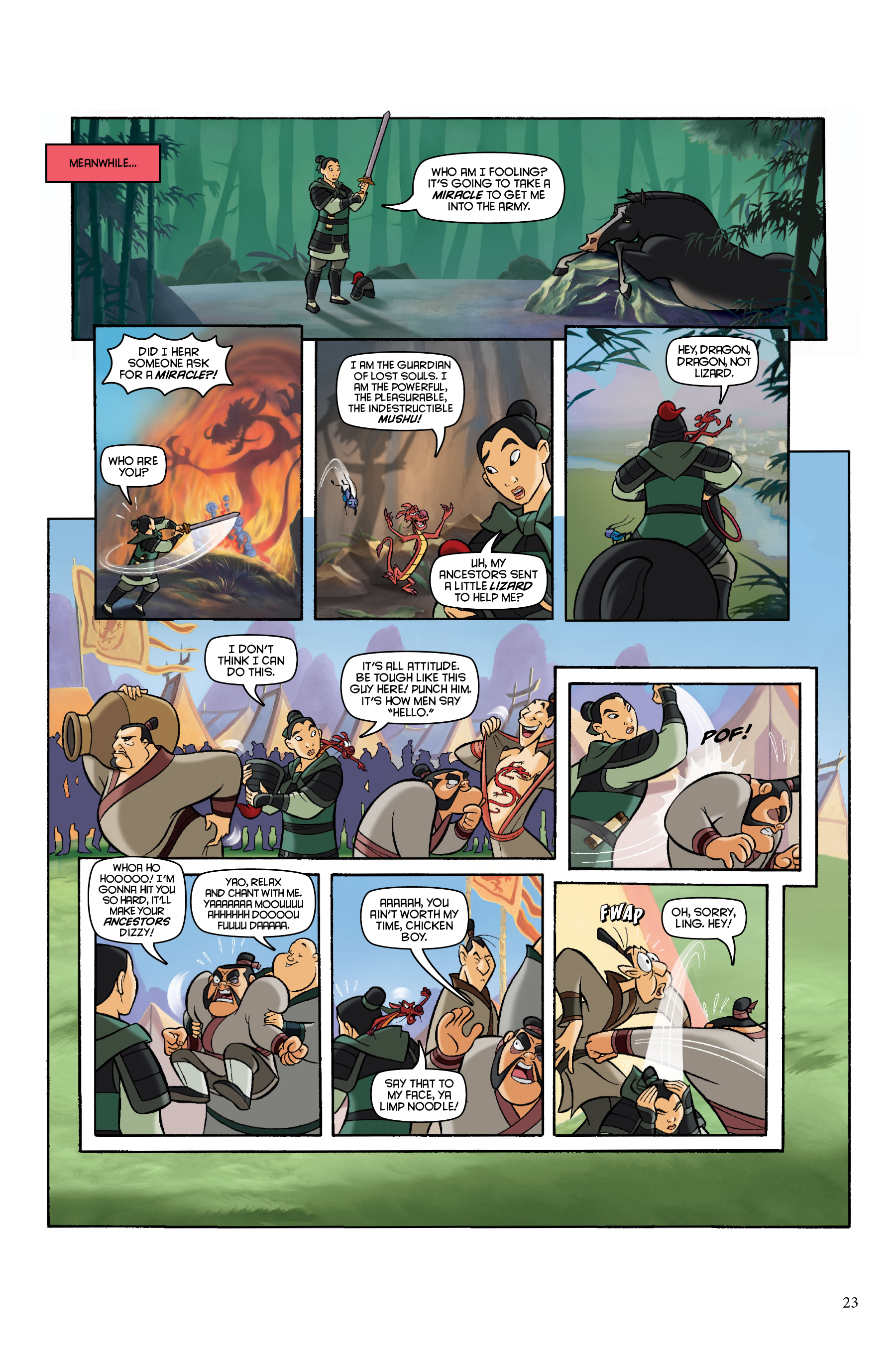 Mulan: The Story of the Movie in Comics (2020) issue 1 - Page 23